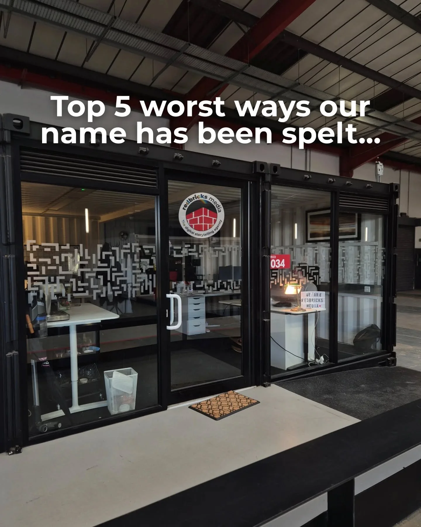 Here are the top 5 worst ways our name has been spelt.

We are Redbricks Media. No space. No capitals. 

We are named after the Redbricks estate in Hulme, Manchester (also known as Bentley House estate)

A cluster of six rows of Art Deco flats across
