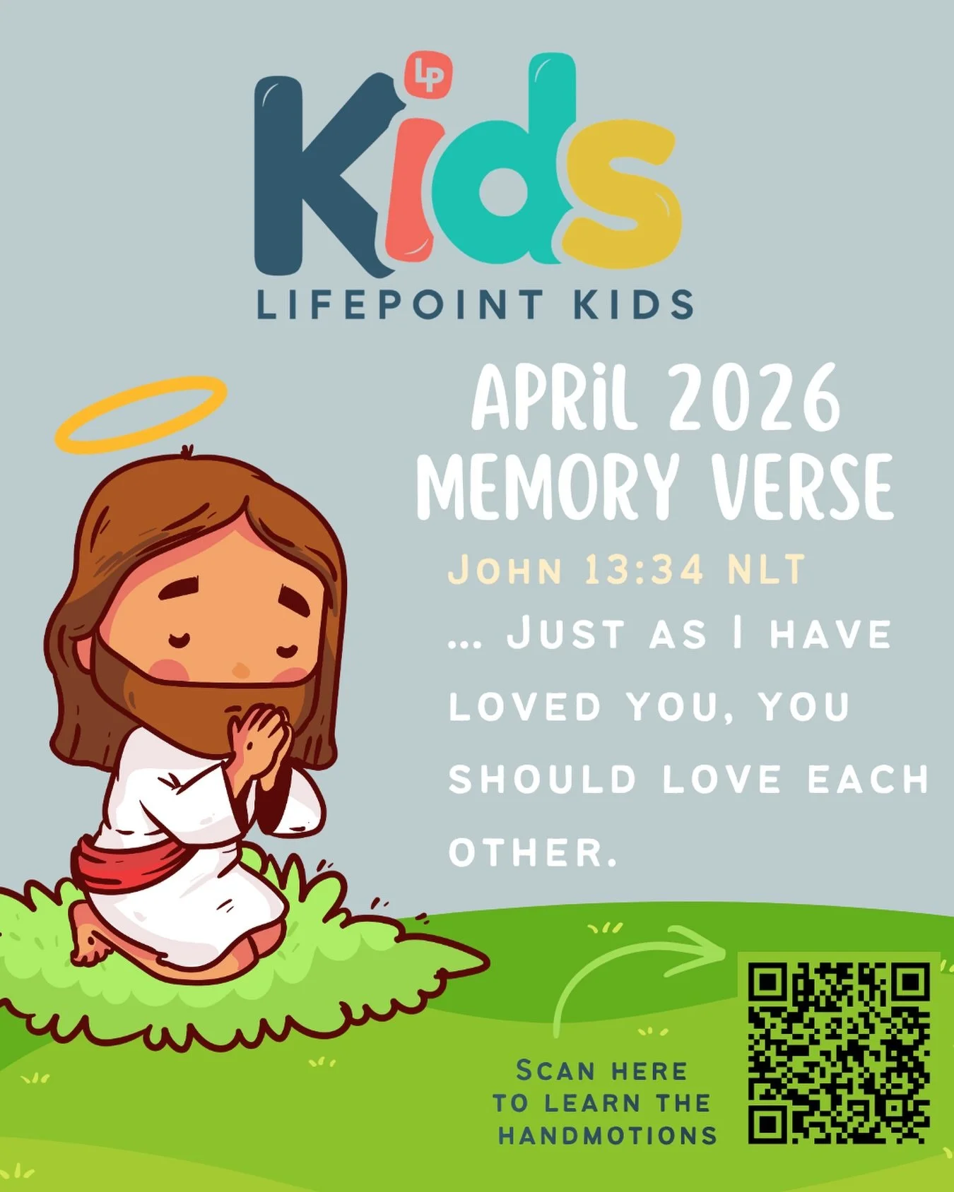 🌼 Early Learners &ndash; April Focus 

This month, our Early Learners are discovering the amazing love of Jesus! 

Jesus gave us exactly what we needed&mdash;He showed love for everyone by dying for our sins and coming back to life three days later.