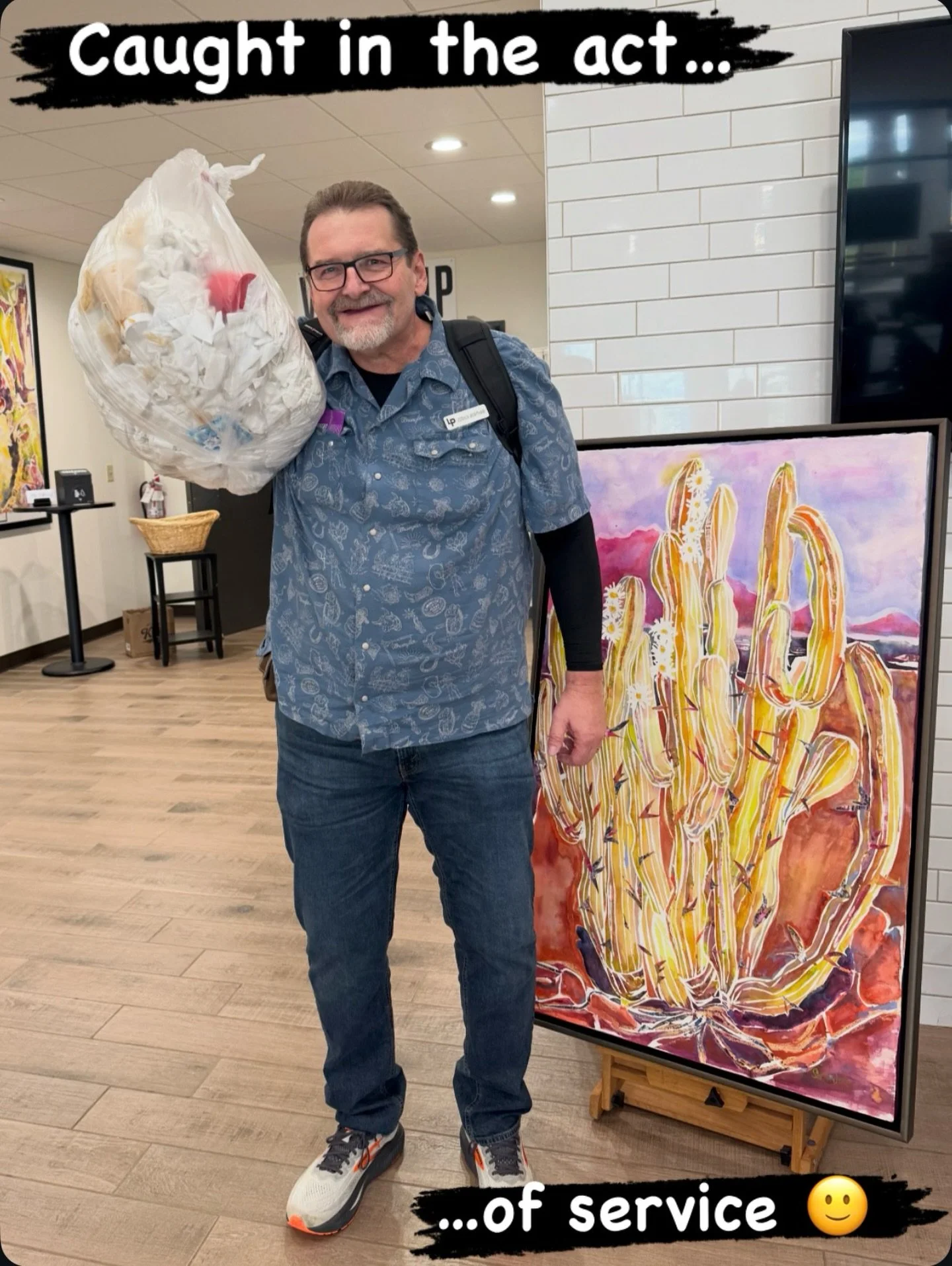 Some say one person&rsquo;s trash is another person&rsquo;s treasure&hellip;

🙂But how about this one: 

Treasure is found in those who empty the trash when no one is looking. 

This past Sunday Josh Wortham was caught, taking out the trash, but thi