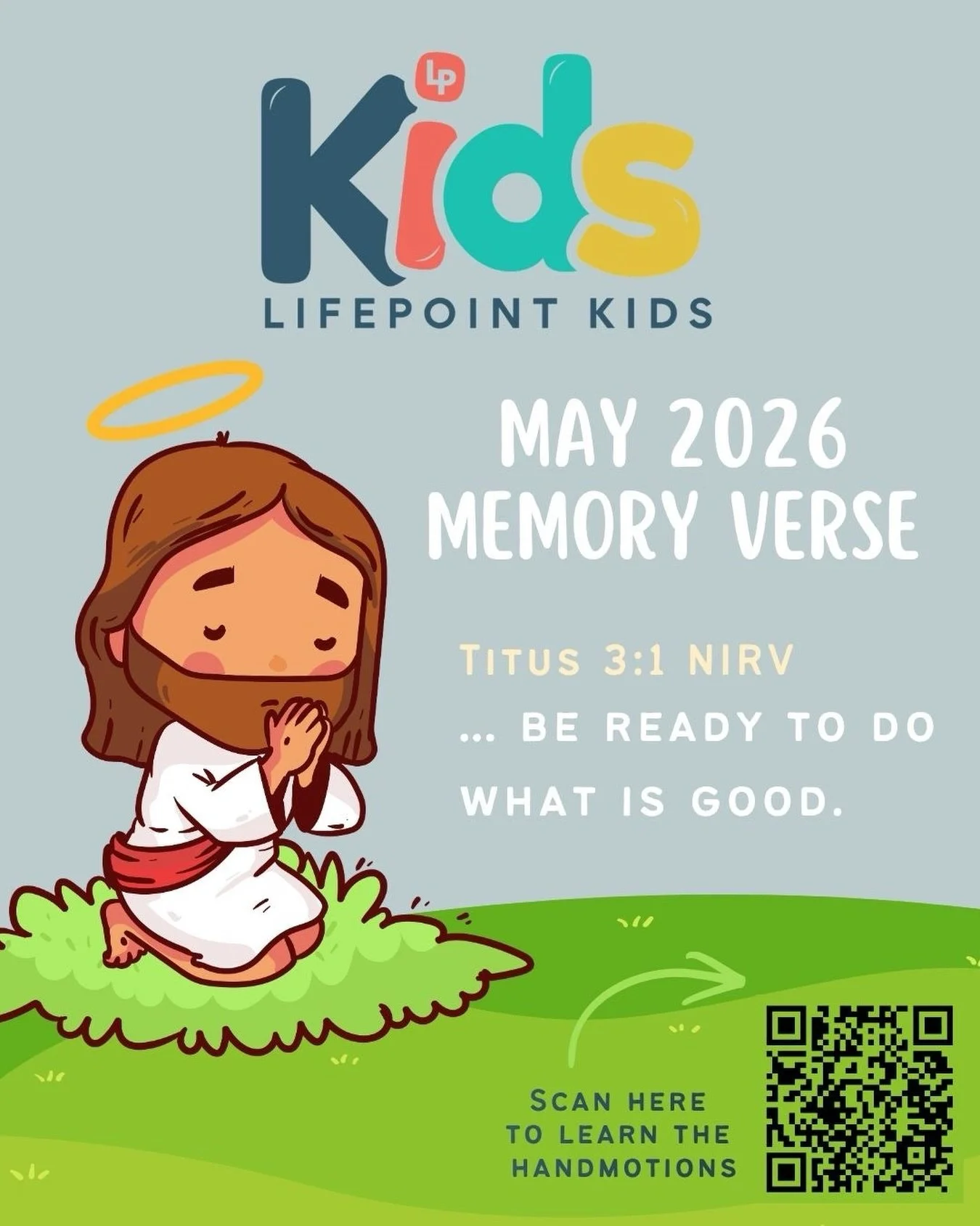 LP Families&hellip; 

Pastor Thomas&rsquo; challenge this past Sunday was to memorize some scripture, so let&rsquo;s make it a family activity! 

Be sure to take time this month to read the entire passage with your kiddos and try to memorize this mon
