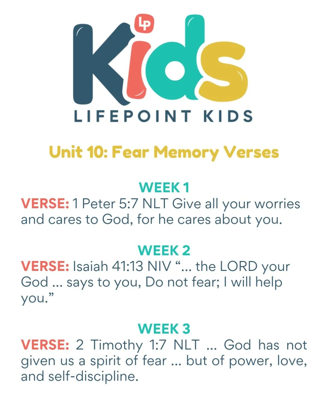 Calling all LPKids! 📖

Each week, elementary kids can memorize their Bible verse for a chance to earn Bible Bucks! 💵 

Practice at home, say it to a leader on Sunday, and watch those Bucks add up! 

👉We&rsquo;ll be on Week 2 this Sunday!