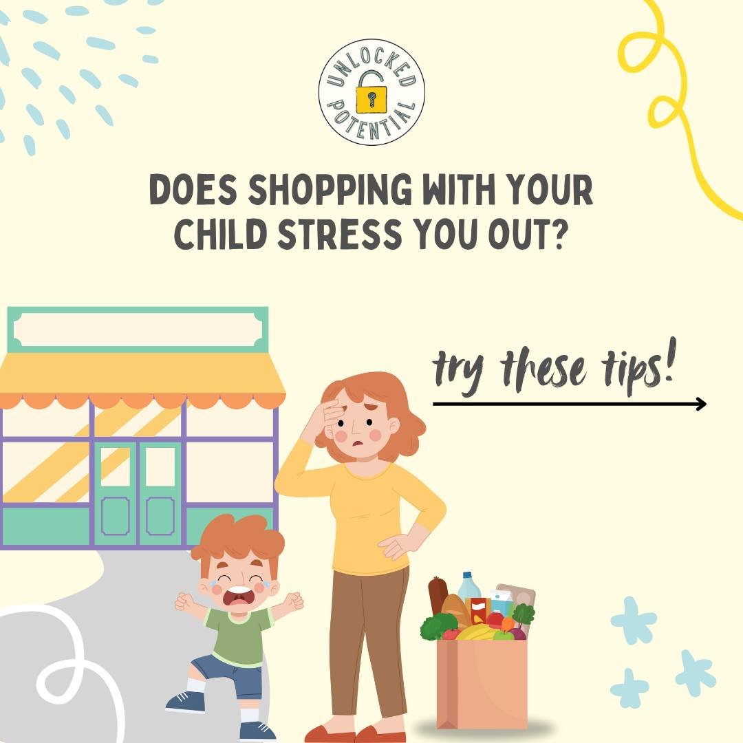 We often meet parents who feel trapped inside their homes because taking their child out for errands is a nightmare. Here are some tips and ideas to make shopping less stressful for everyone.
1οΈβ£ Manage expectations - Let your child know what is go