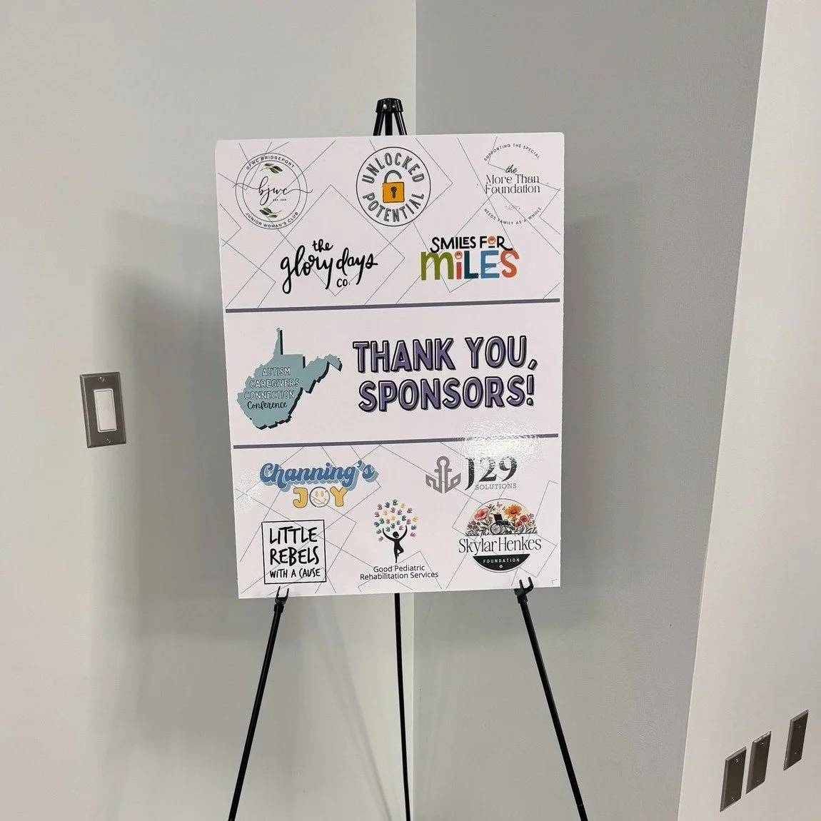 And of course, events like this wouldn't be possible without the sponsorship and support from so many generous organizations and people and the vendors who spent the day providing valuable resources to families.
A million thank you's to
Smiles for