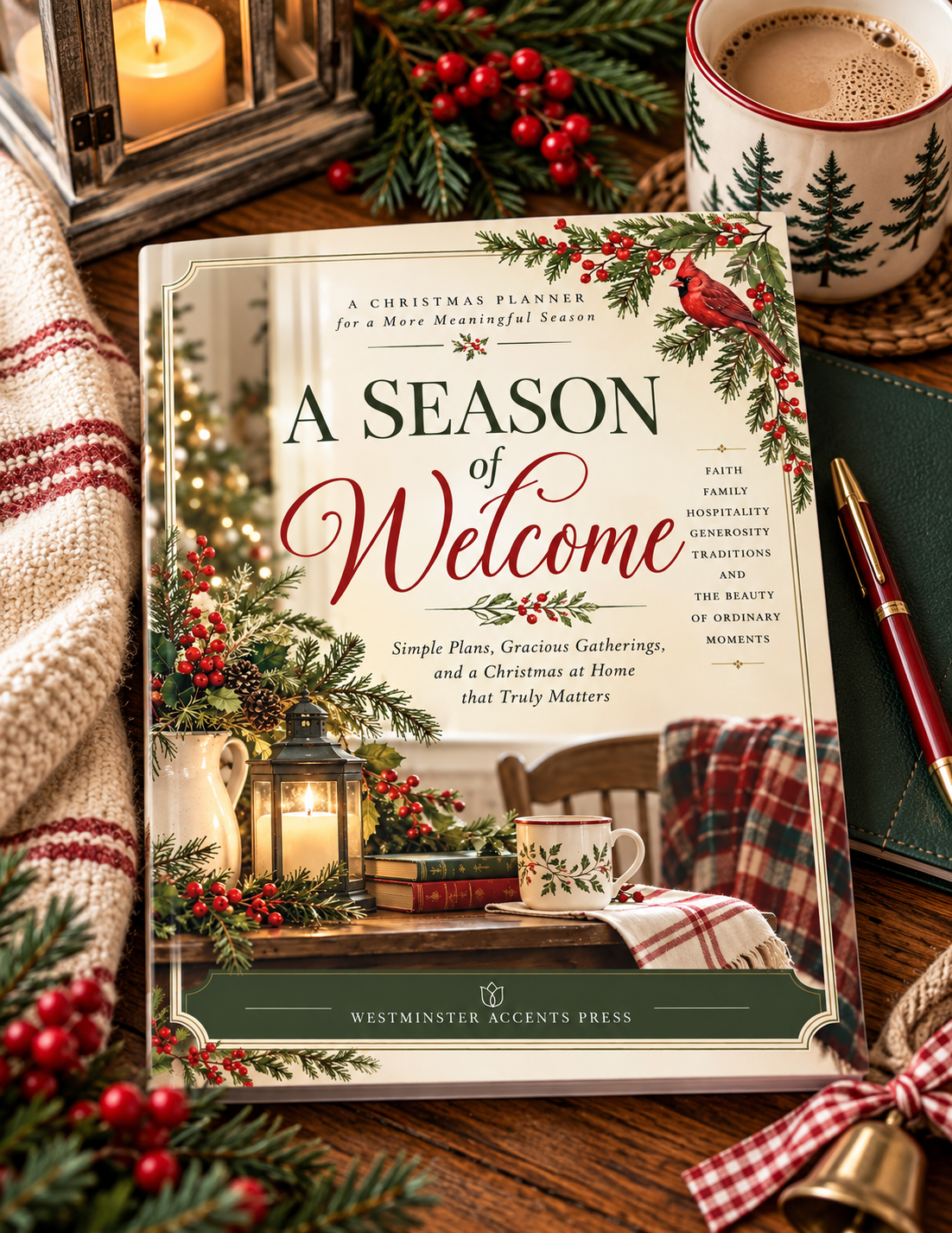 A Season of Welcome faith-centered printable Christmas hospitality planner by Westminster Accents Press