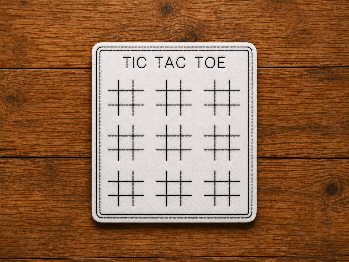 Tic Tac Toe Coloring Cuties | Reusable Travel Game for Kids