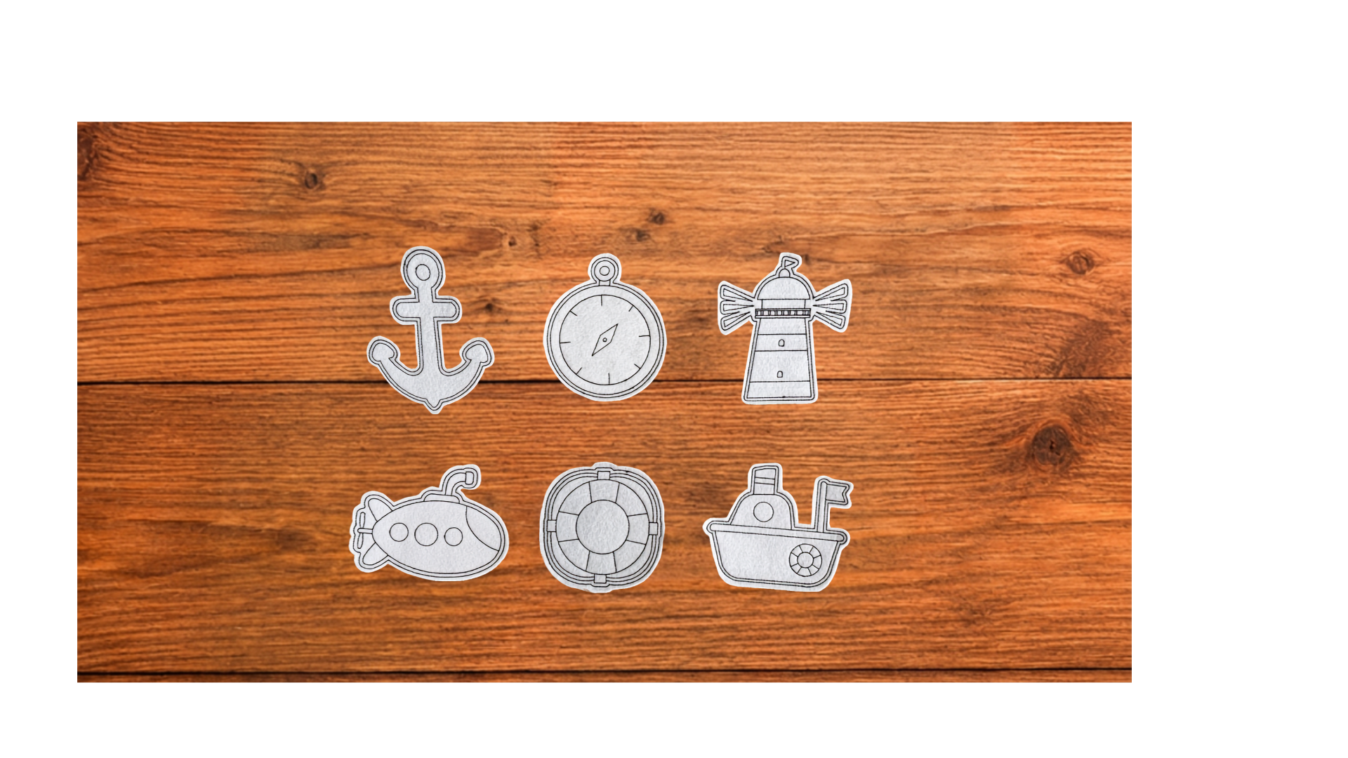 Individual Nautical Coloring Cutie | Choose Your Ocean Adventure