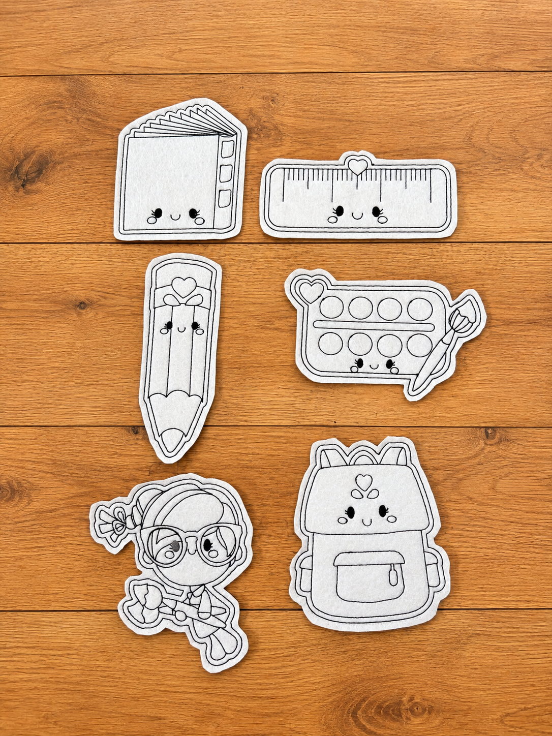 Back to School Coloring Cuties | Choose Your Favorite