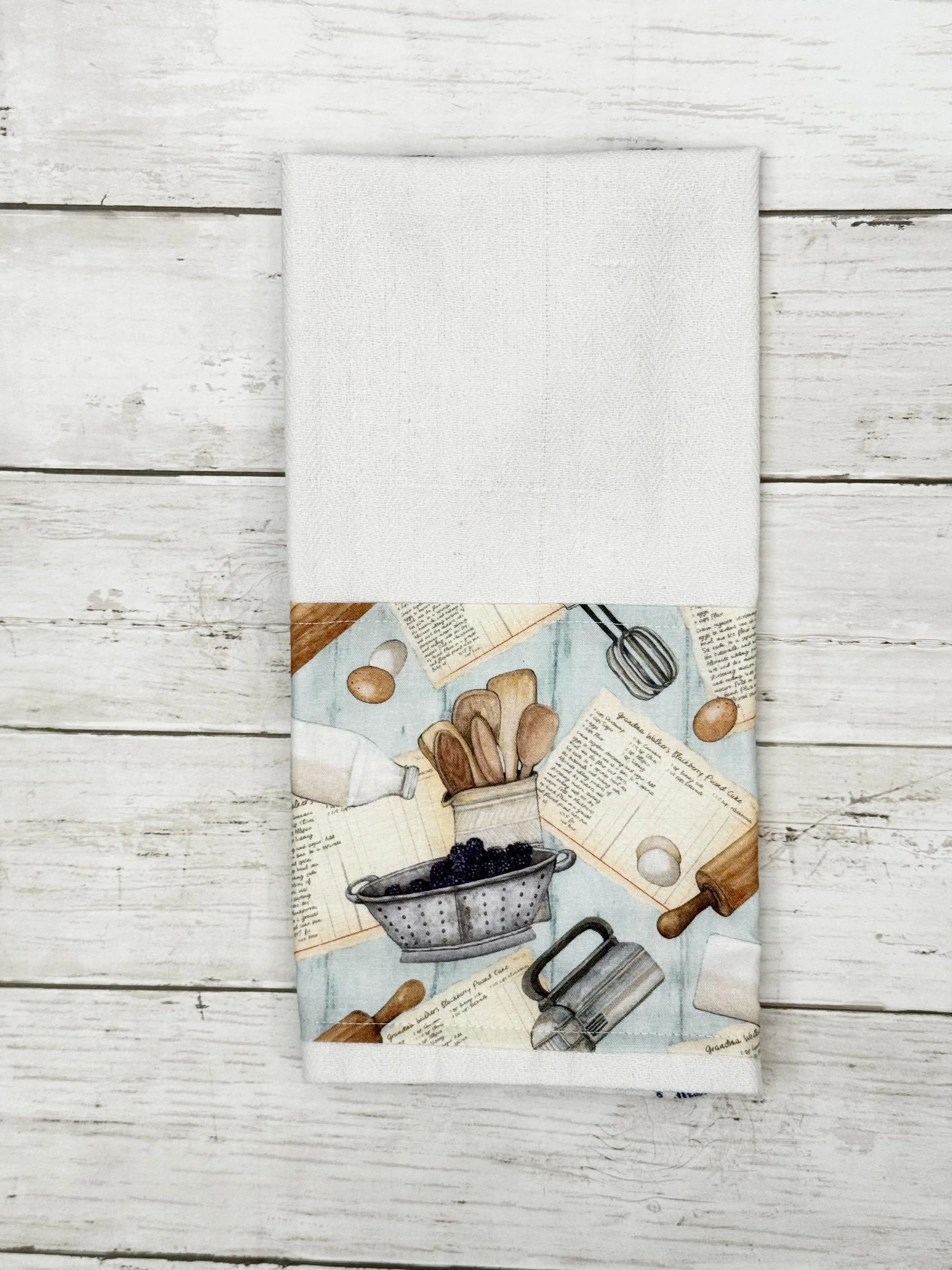 Baking Collection Banded Kitchen Tea Towel