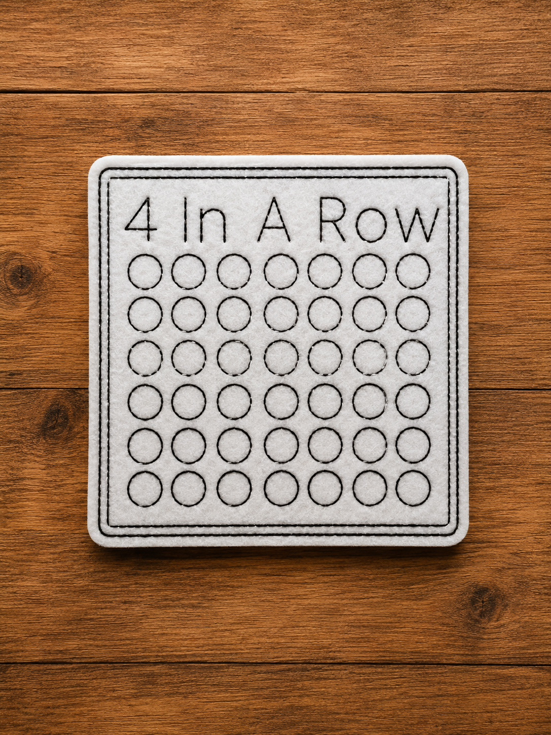 4 in a Row Coloring Cuties | Reusable Travel Game for Kids