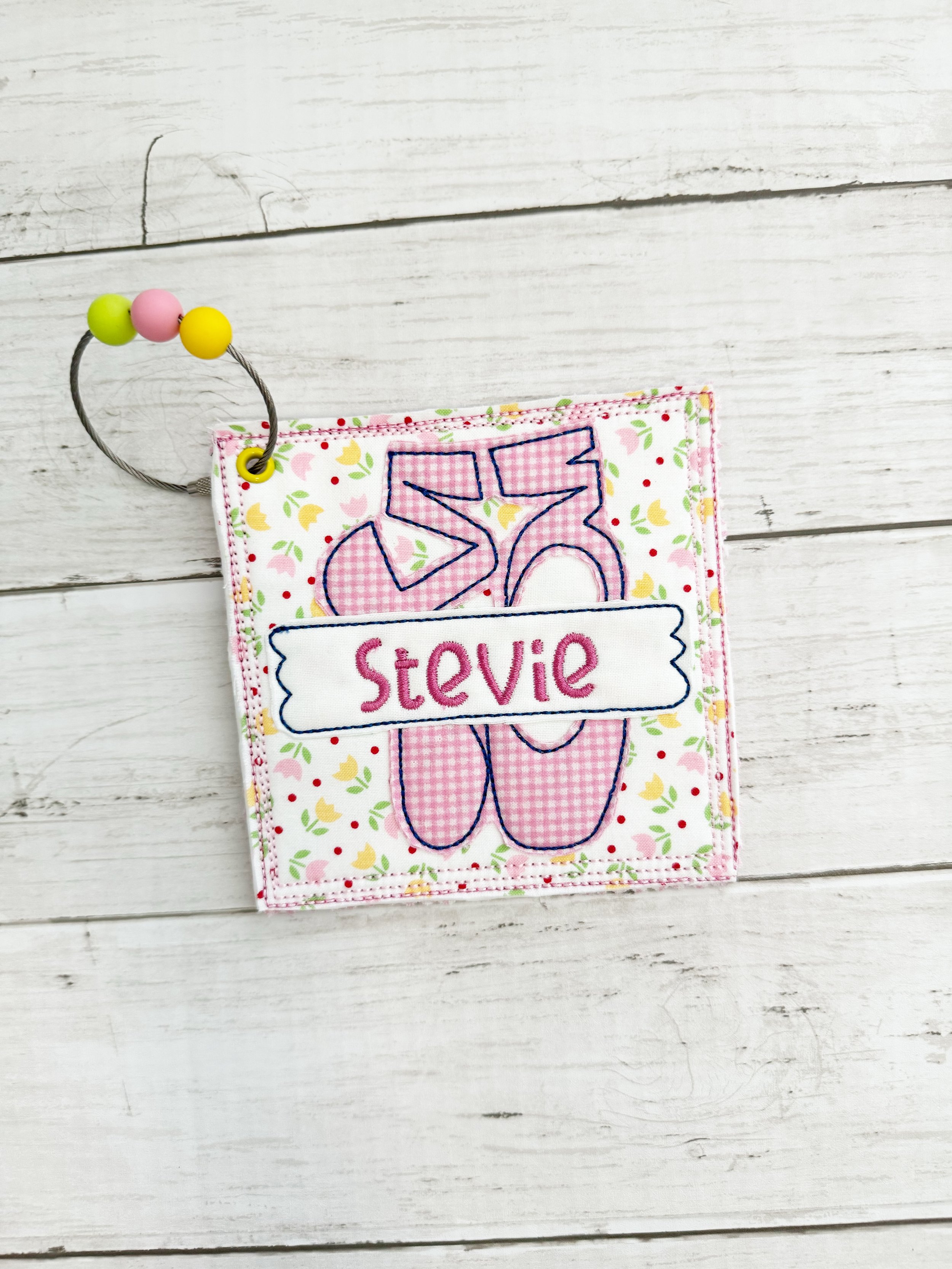 Bag Tag - Dance Personalized Name tag for Book bags, totes, Bogg bags etc.
