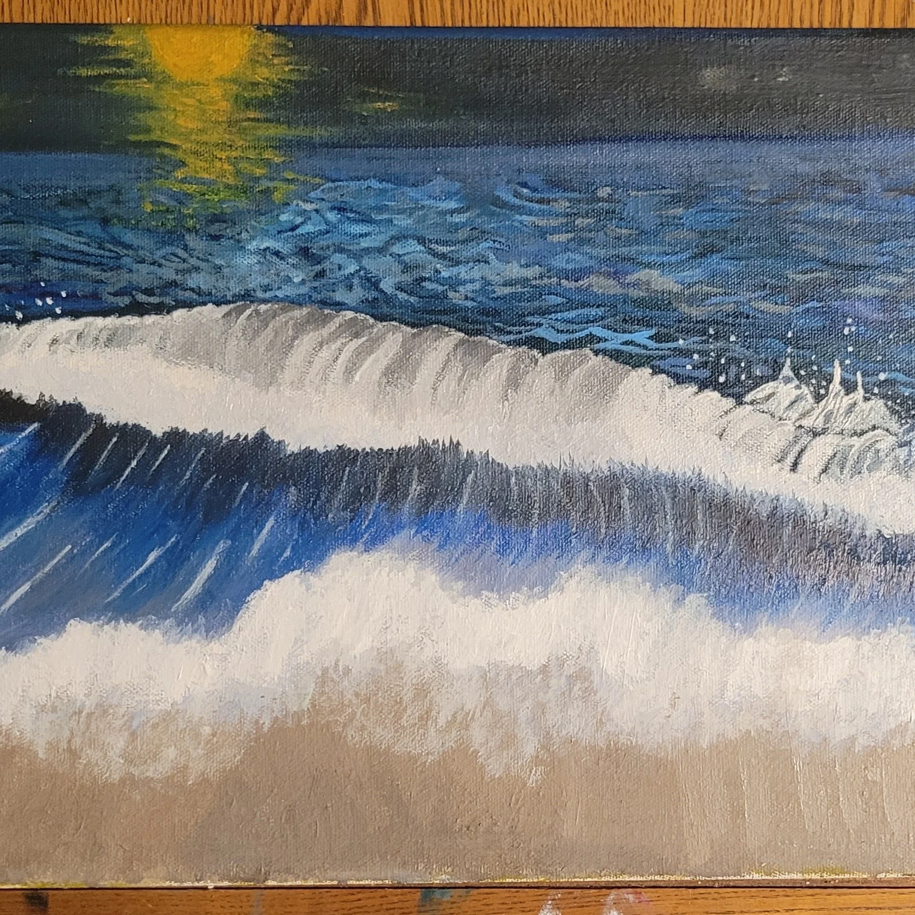 "Stormy Night on the Shore"
