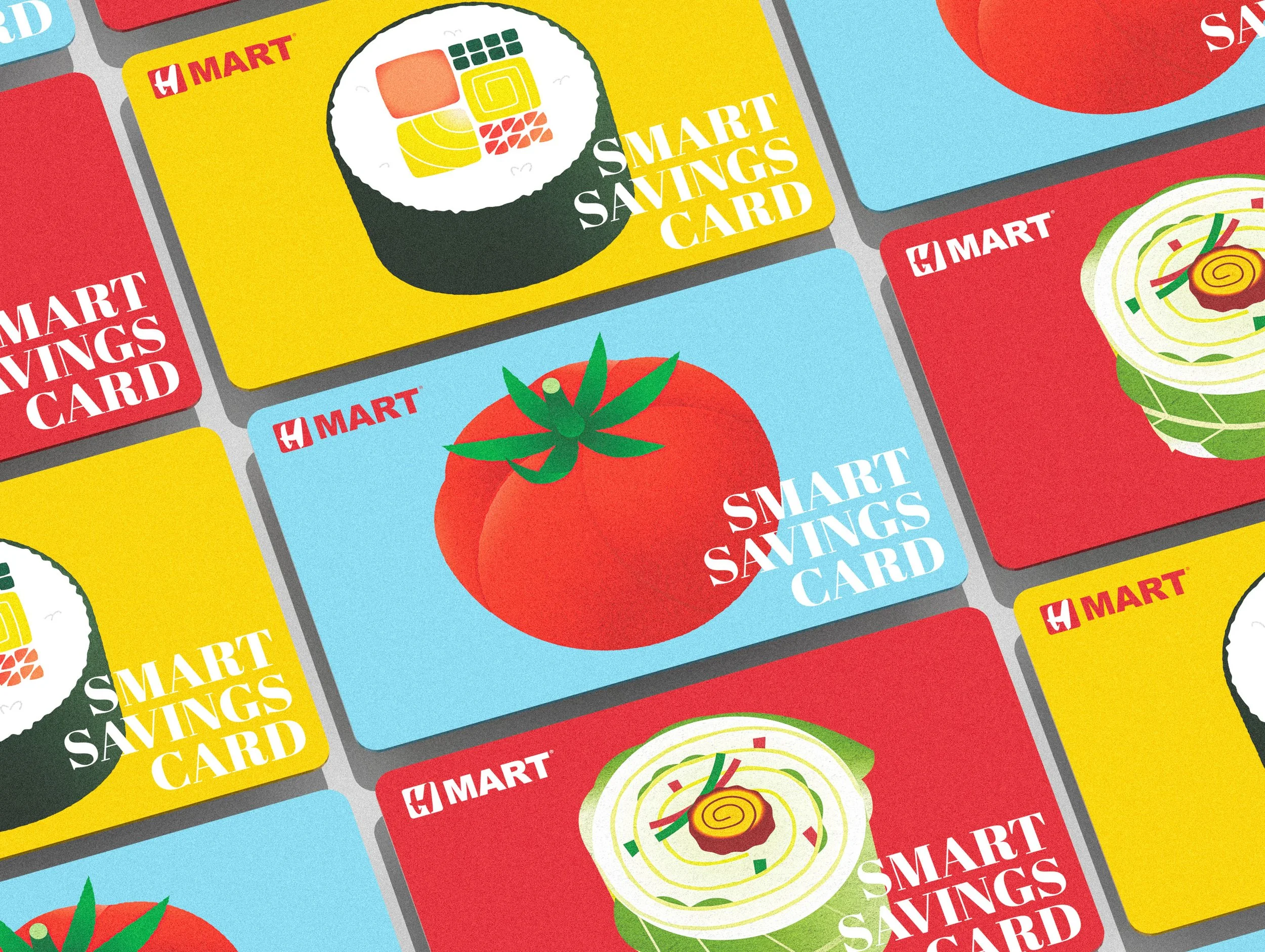 H MART Smart Card Design