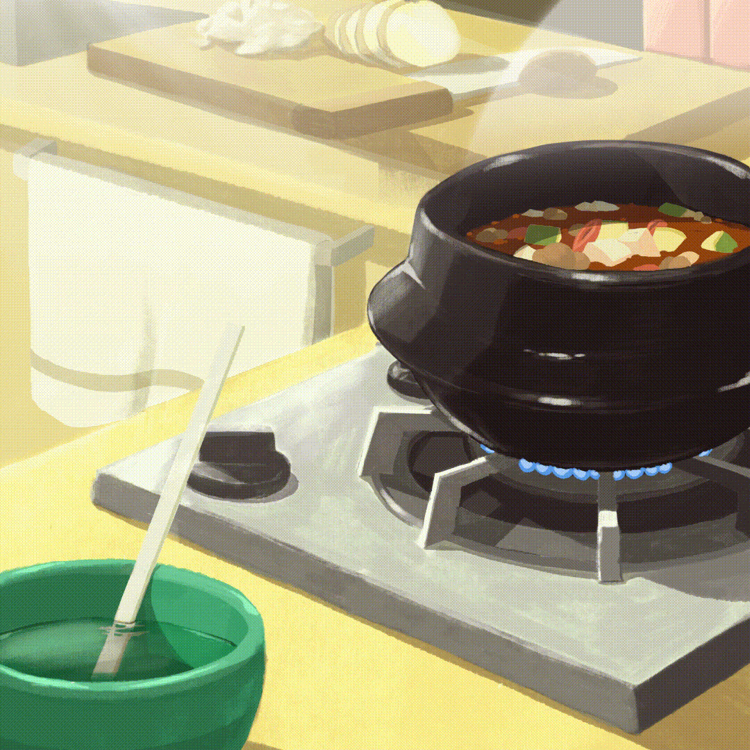 Illustration for H Mart's Instagram Posting, 2021