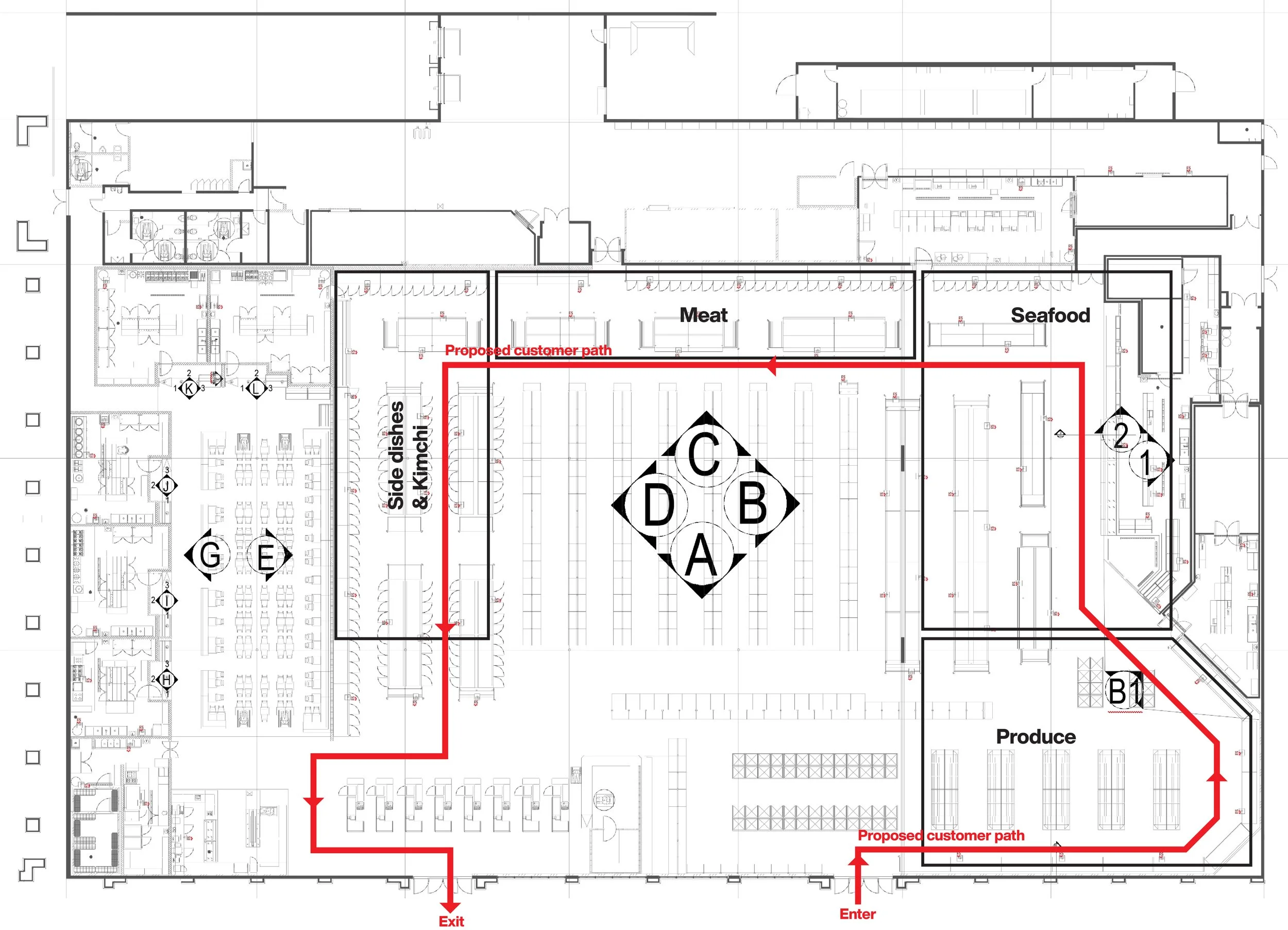Floor Plan - H Mart Irvine North Park