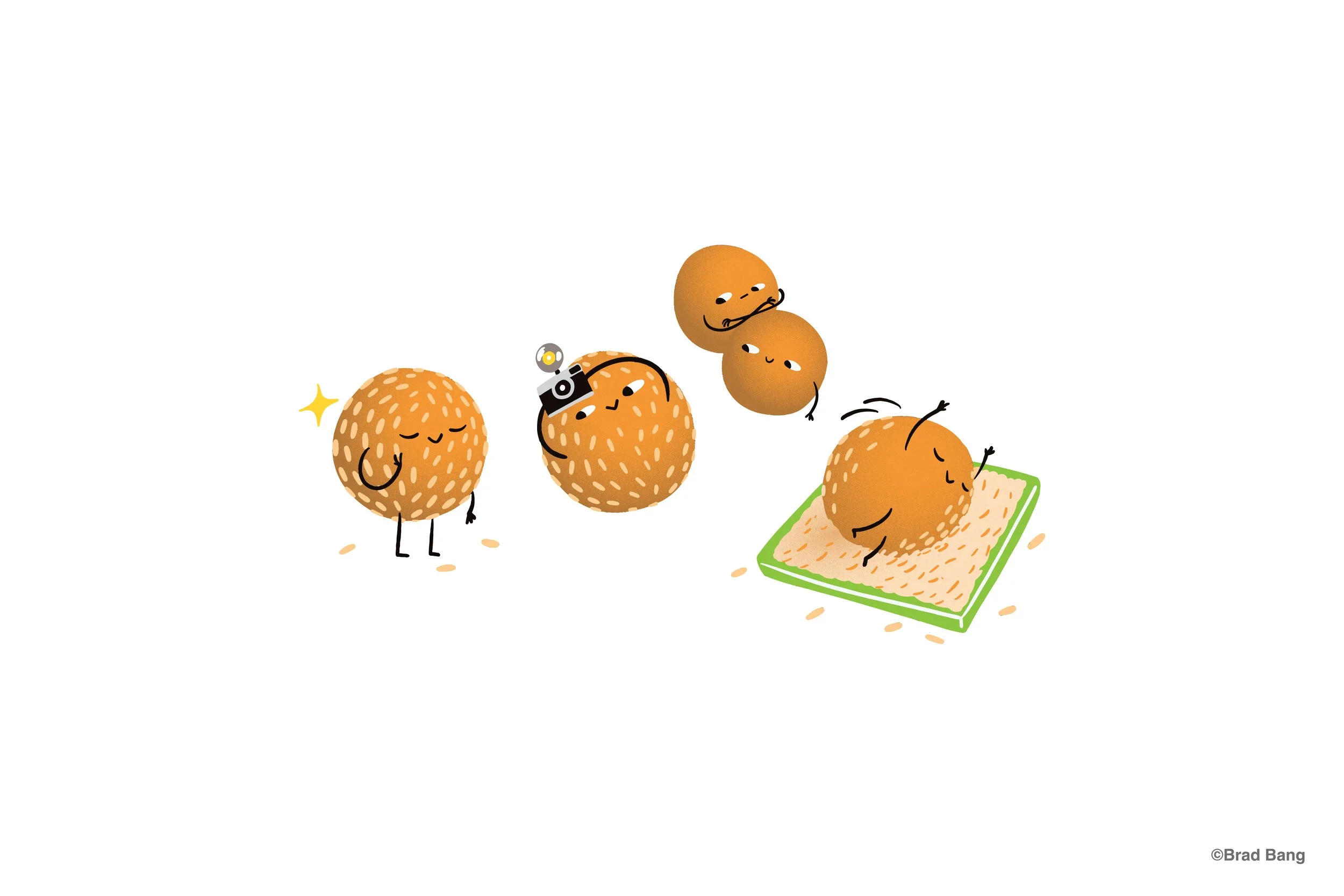 Illustration for K-town Mixed Nuts (Draft), 2022