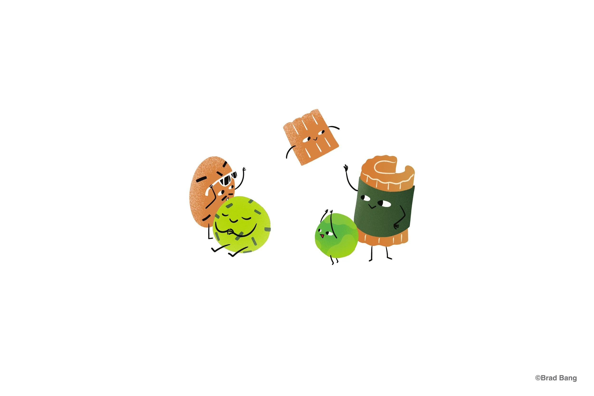 Illustration for K-town Mixed Nuts (Draft), 2022