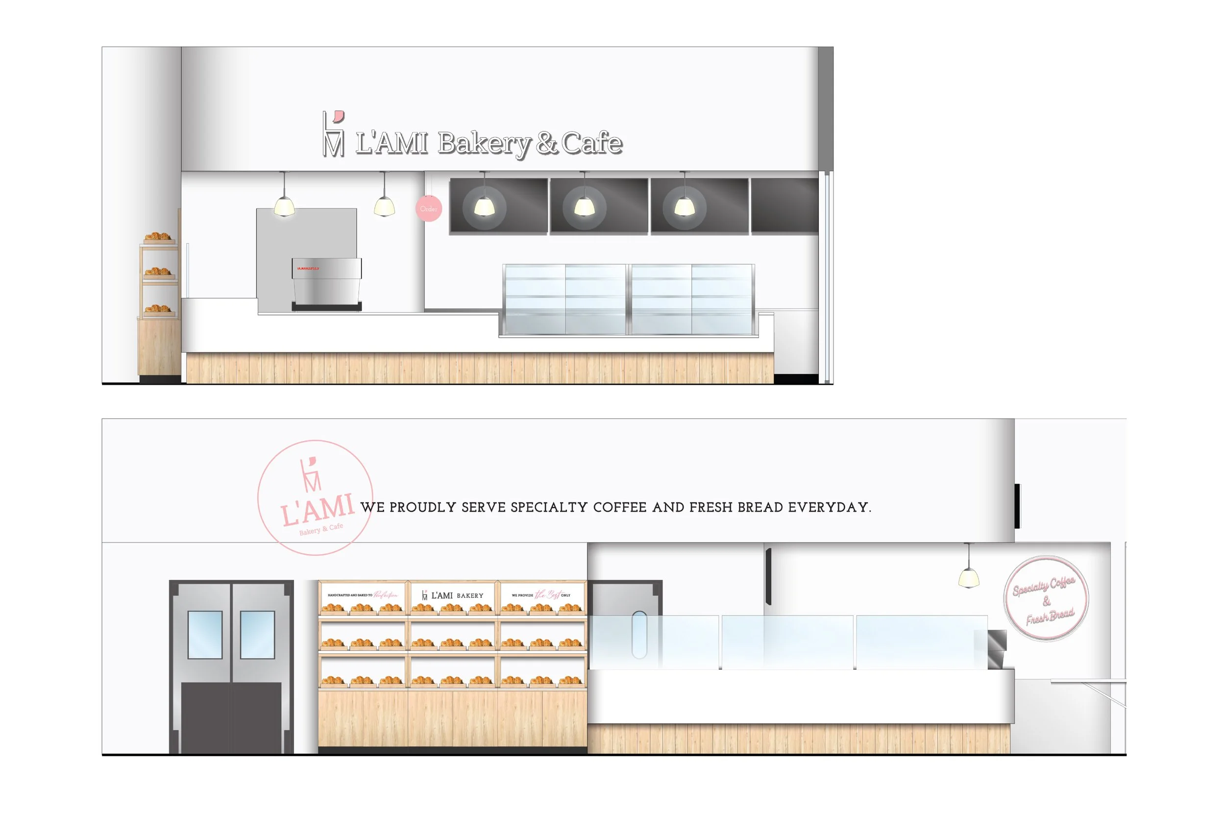 Signage & Decor for Cafe Lami, LIC, 2023