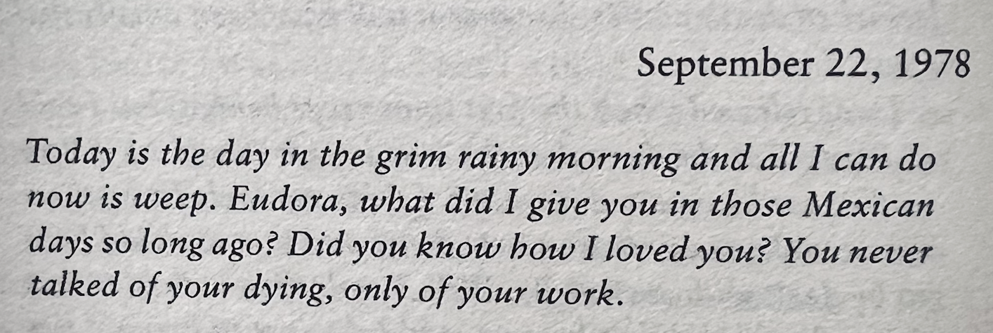 Audre Lorde journal entry