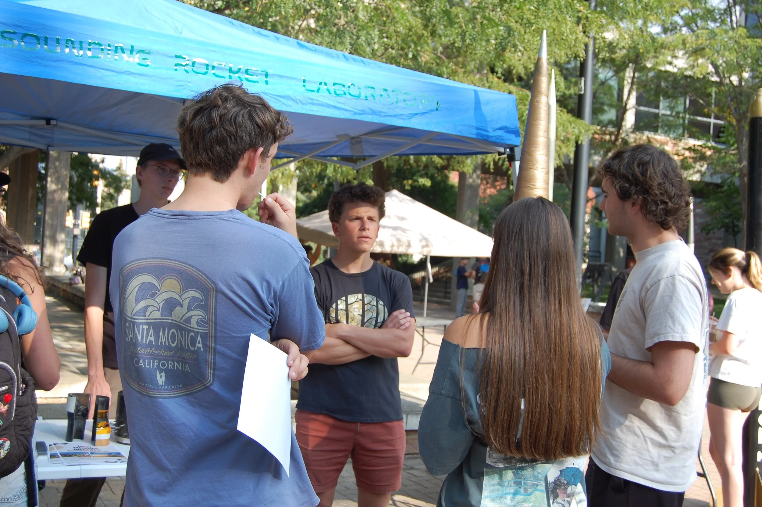 An overview of the club is delivered at the Engineering Immersion Fair