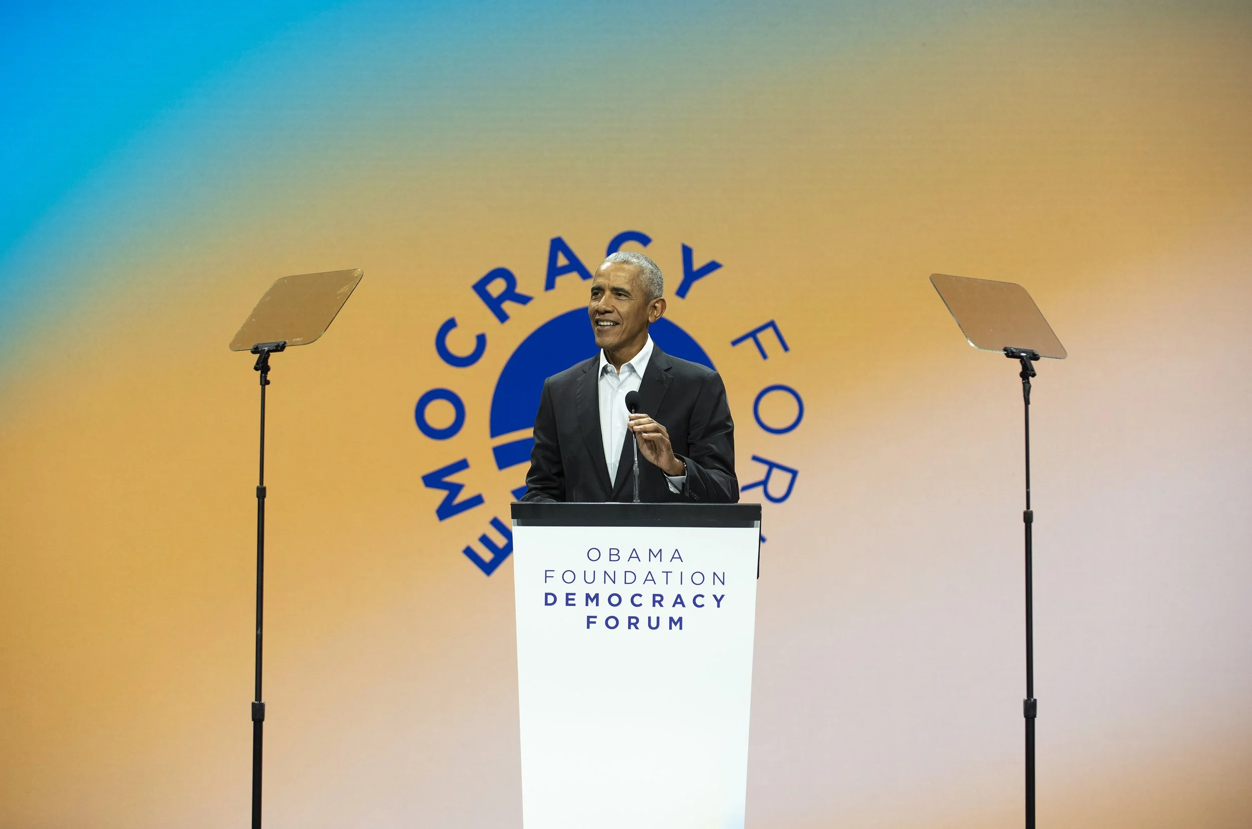 Obama Foundation Democracy Forum Branding