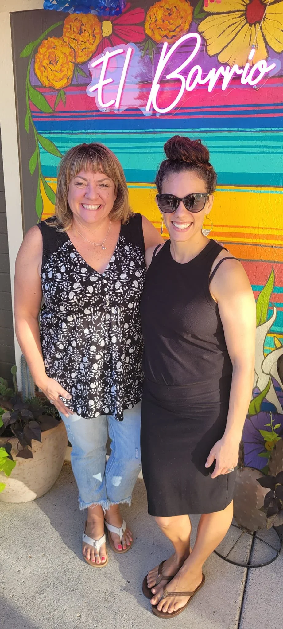 Joy showing support for Haven at the grand opening of El Barrio Mexican Market!