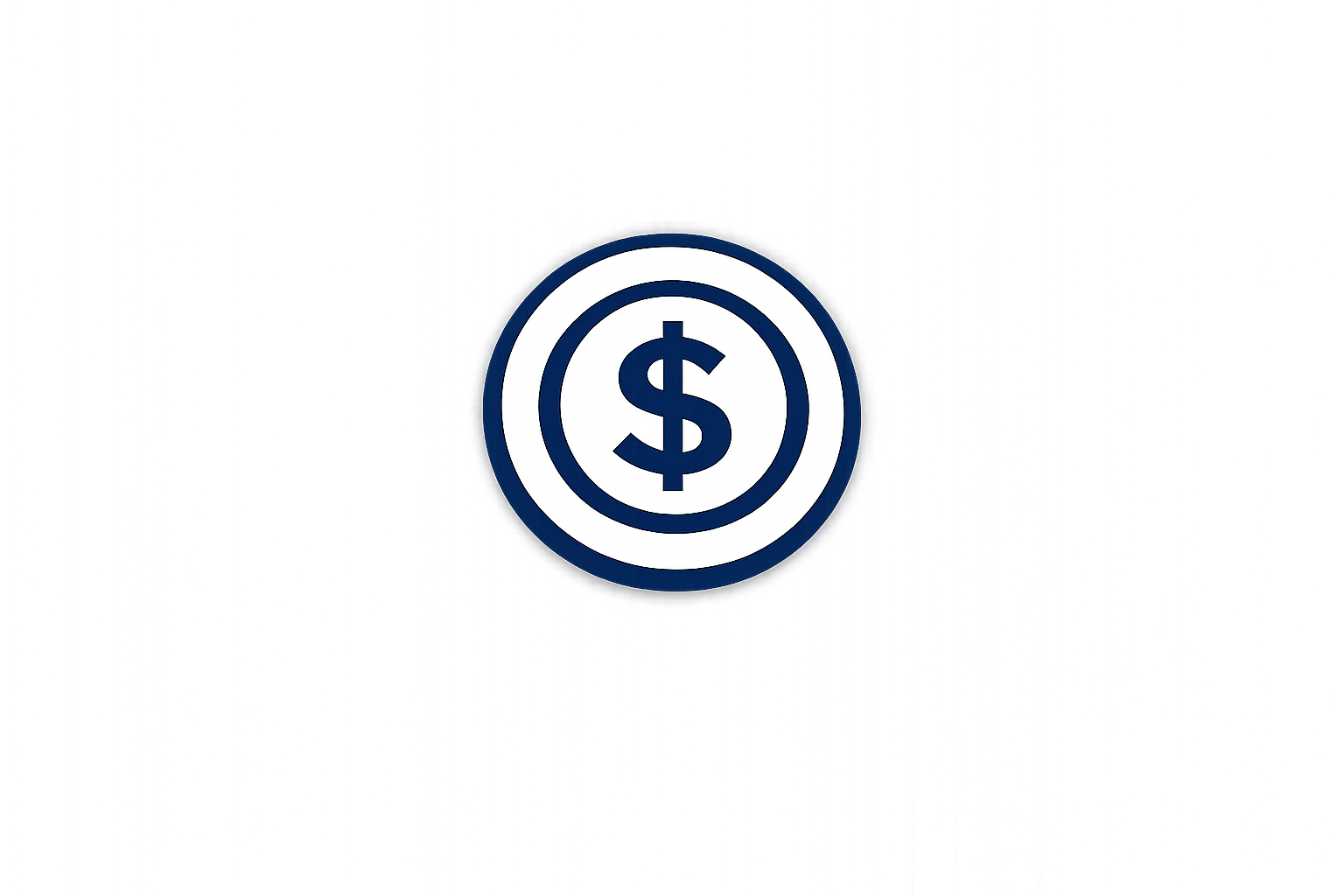 A digital illustration featuring a stylized dollar sign in a circle, with a background of red, purple, and black abstract shapes and lines.