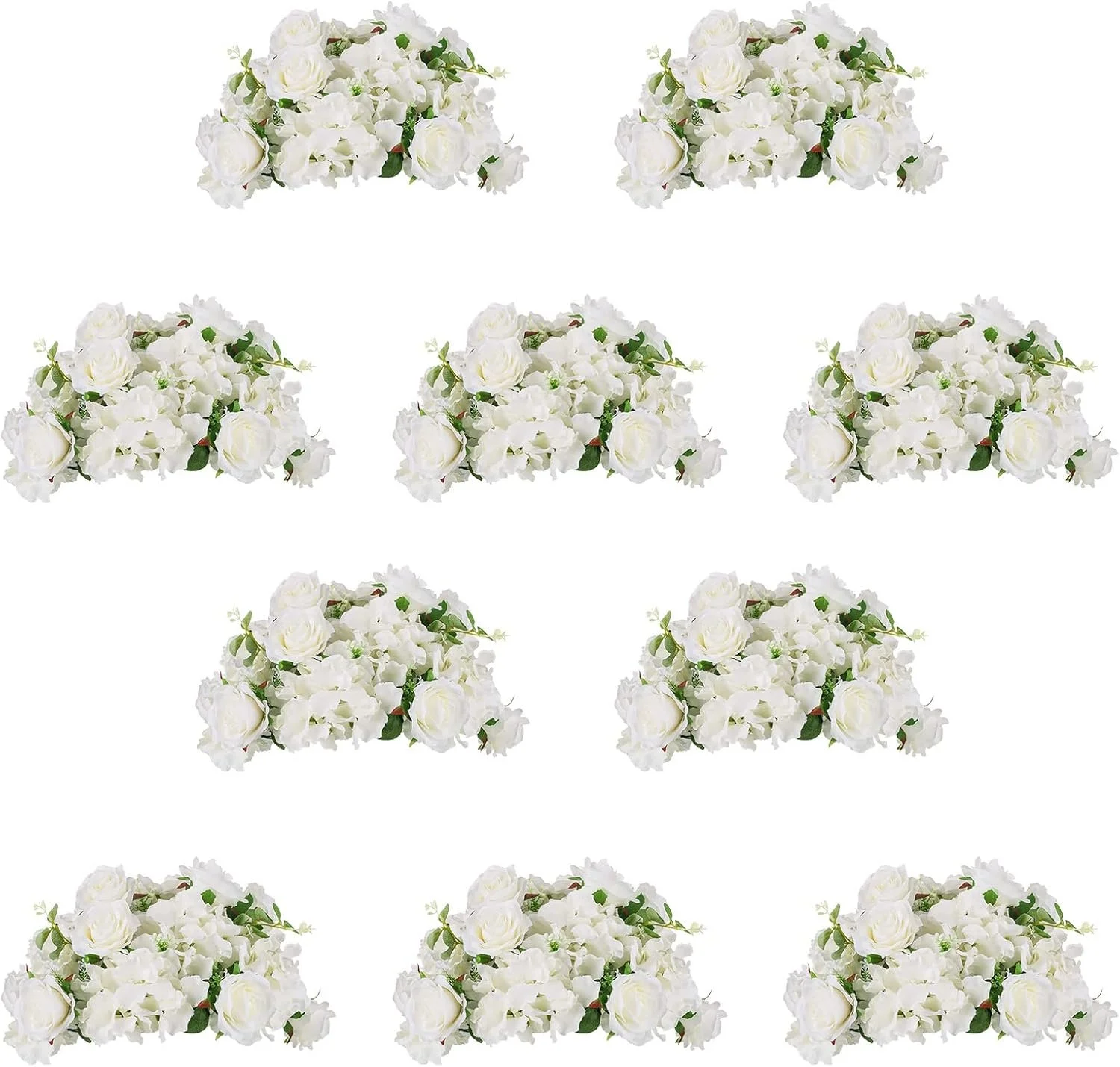 Medium Green/White Flower Centerpiece