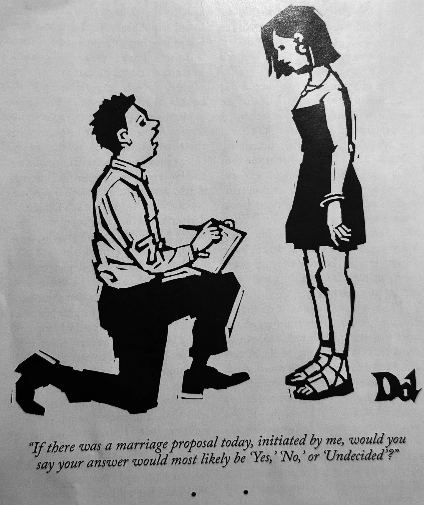 Thank you @newyorkermag for the #marriagehumor! Reminded me of the &ldquo;love notes&rdquo; we all sent in grade school.