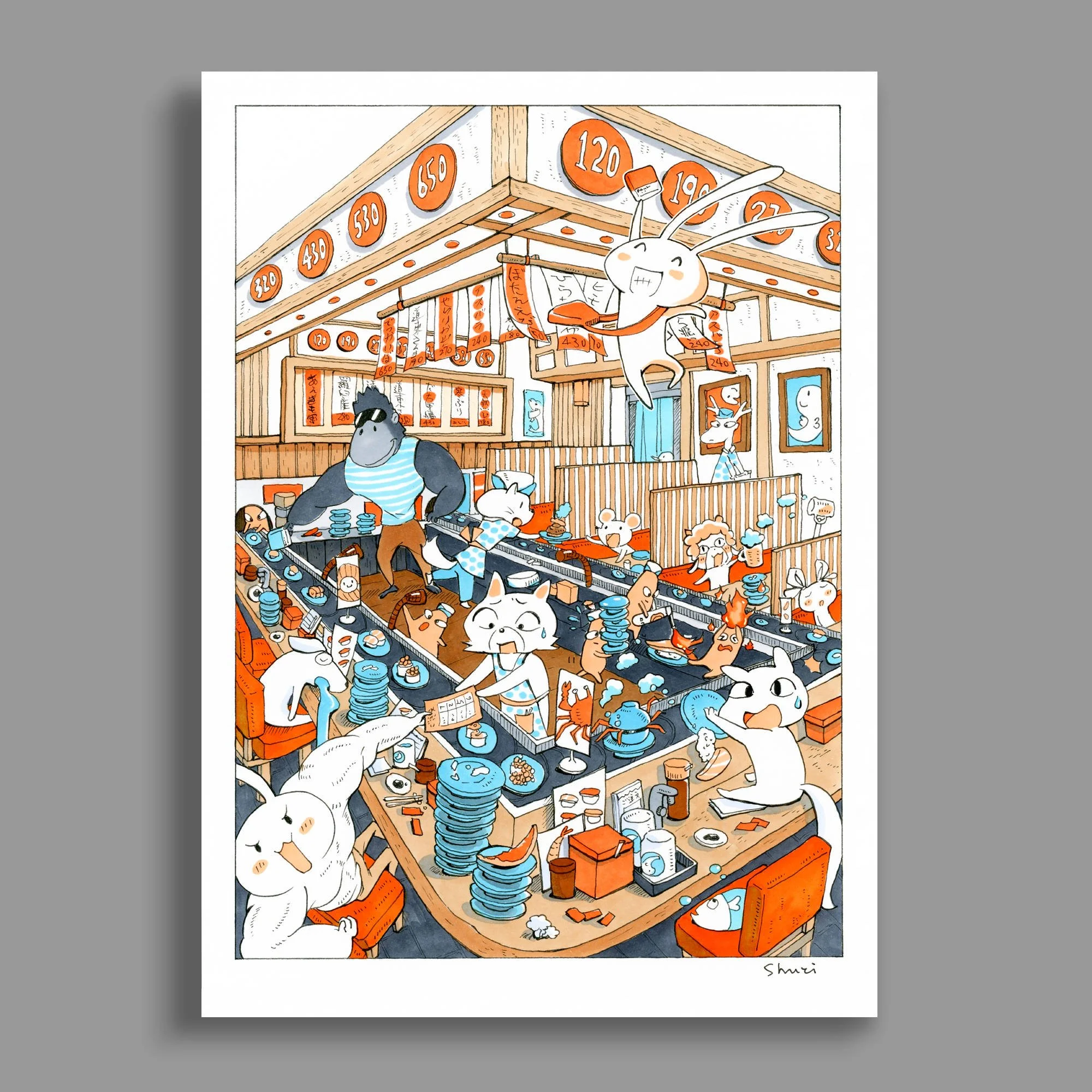 Sushi-ya Chaos (Pantone Art Collab)