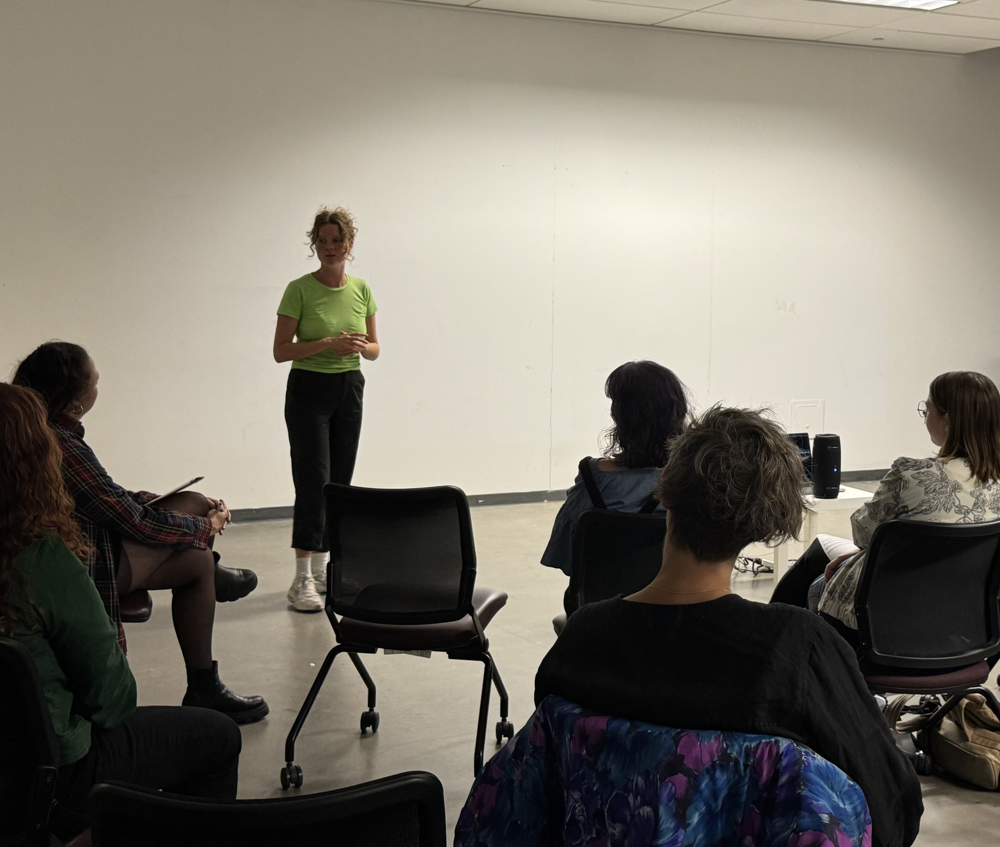Artist Talk: "A-Positioning" with jessie beier and José Cortés. Concordia Art Education Graduate Studio, September 2024. 