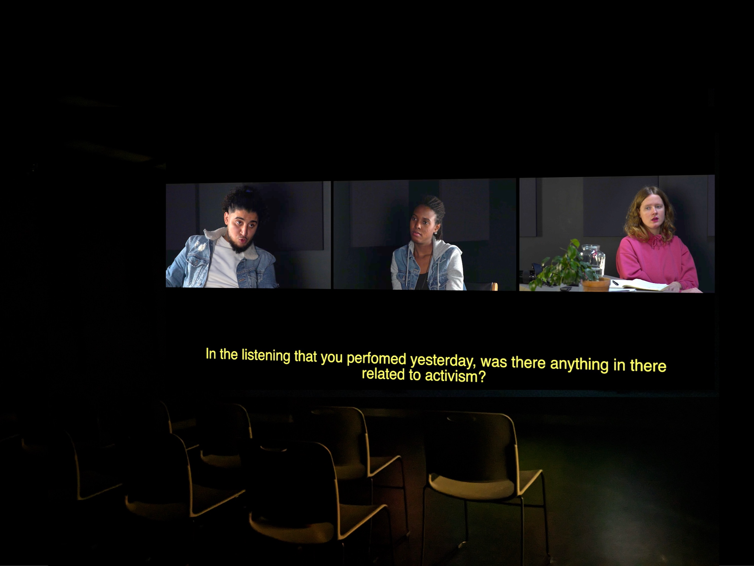 THE THIRD SCREEN.

(1) Union Docs, New York City, USA, March 2022. (as part of Collaboration and/as Negotiation: Documentary Ethics, with Amanda Gutiérrez, Hadley Austin, Budhaditya Chattopadhyay, Walis Johnson, and Javier Toscano)

(2) WFAE - Atlant