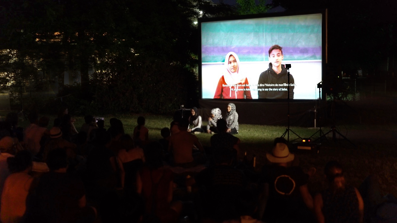 LES INTERPRÈTES. Cinéma Sous Les Étoiles Film Festival, Montréal, Québec, Canada, 2017.
