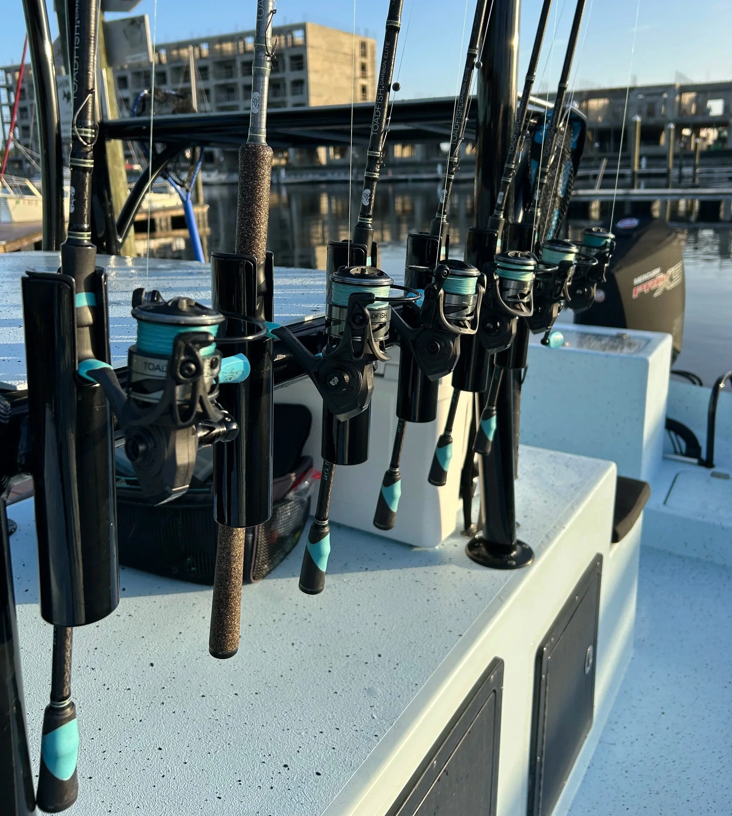 JC Fishin Charters Rods and Reels used