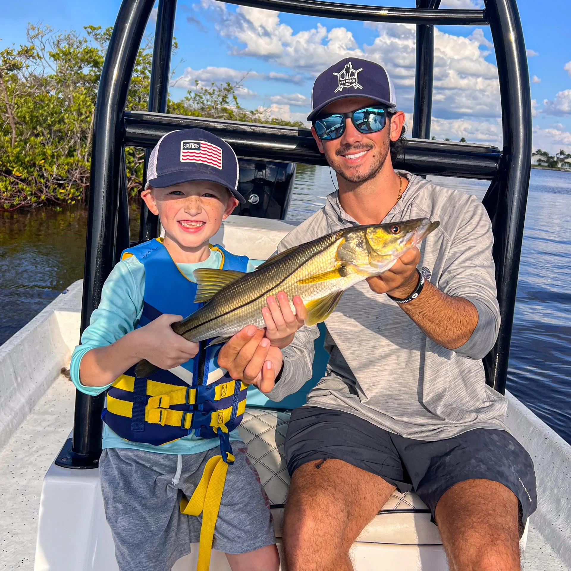 New Port Richey Inshore Fishing Charter near Tampa Bay Redfish Snook and Trout