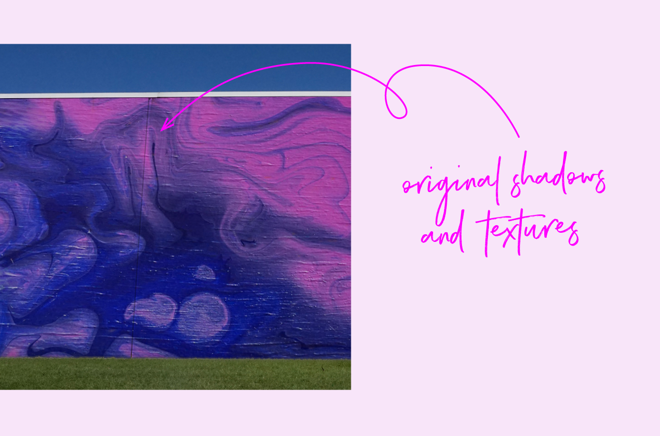 Outdoor white rendered wall mockup on urban building exterior for posters, murals, campaigns or large-scale artwork
