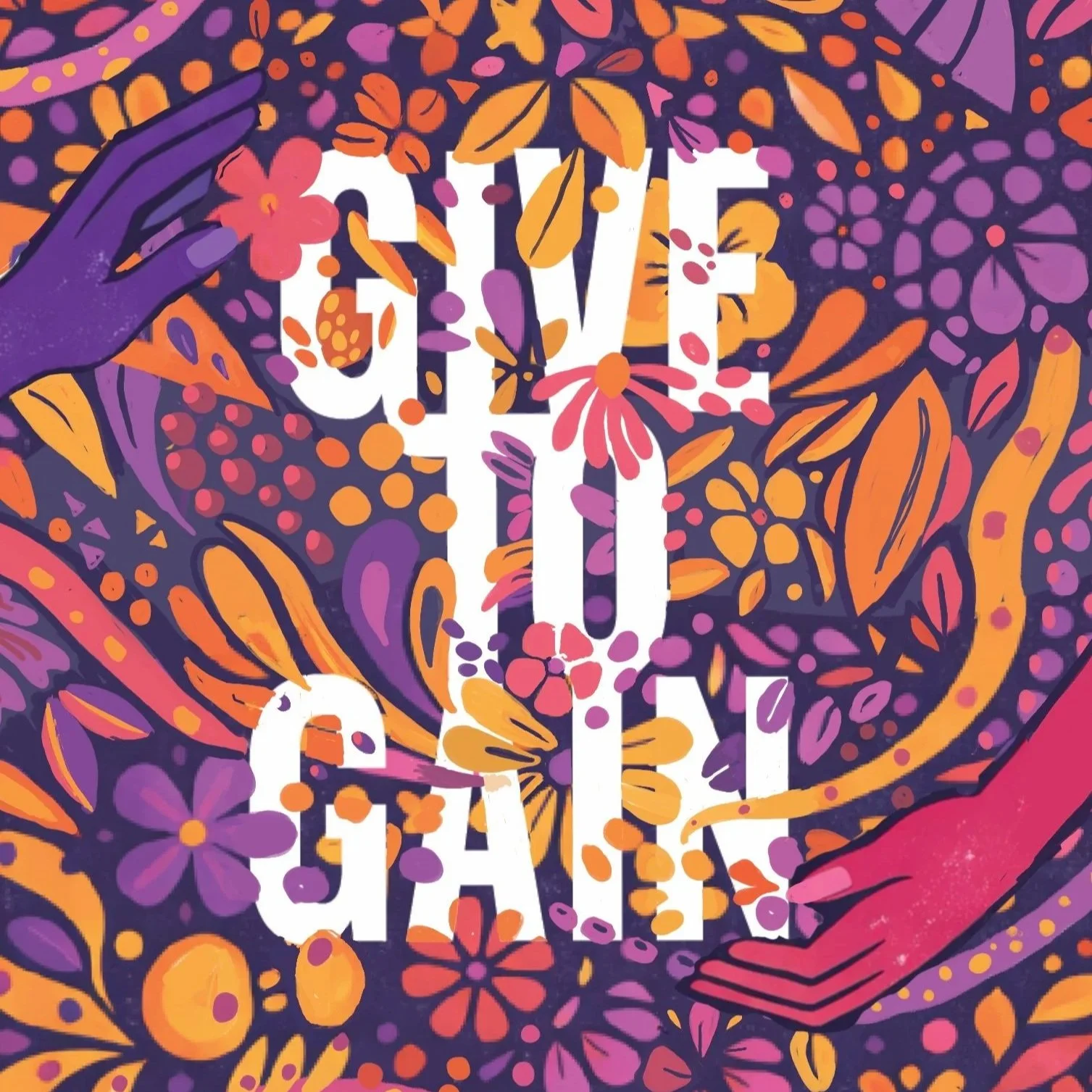 Give to Gain mural donation