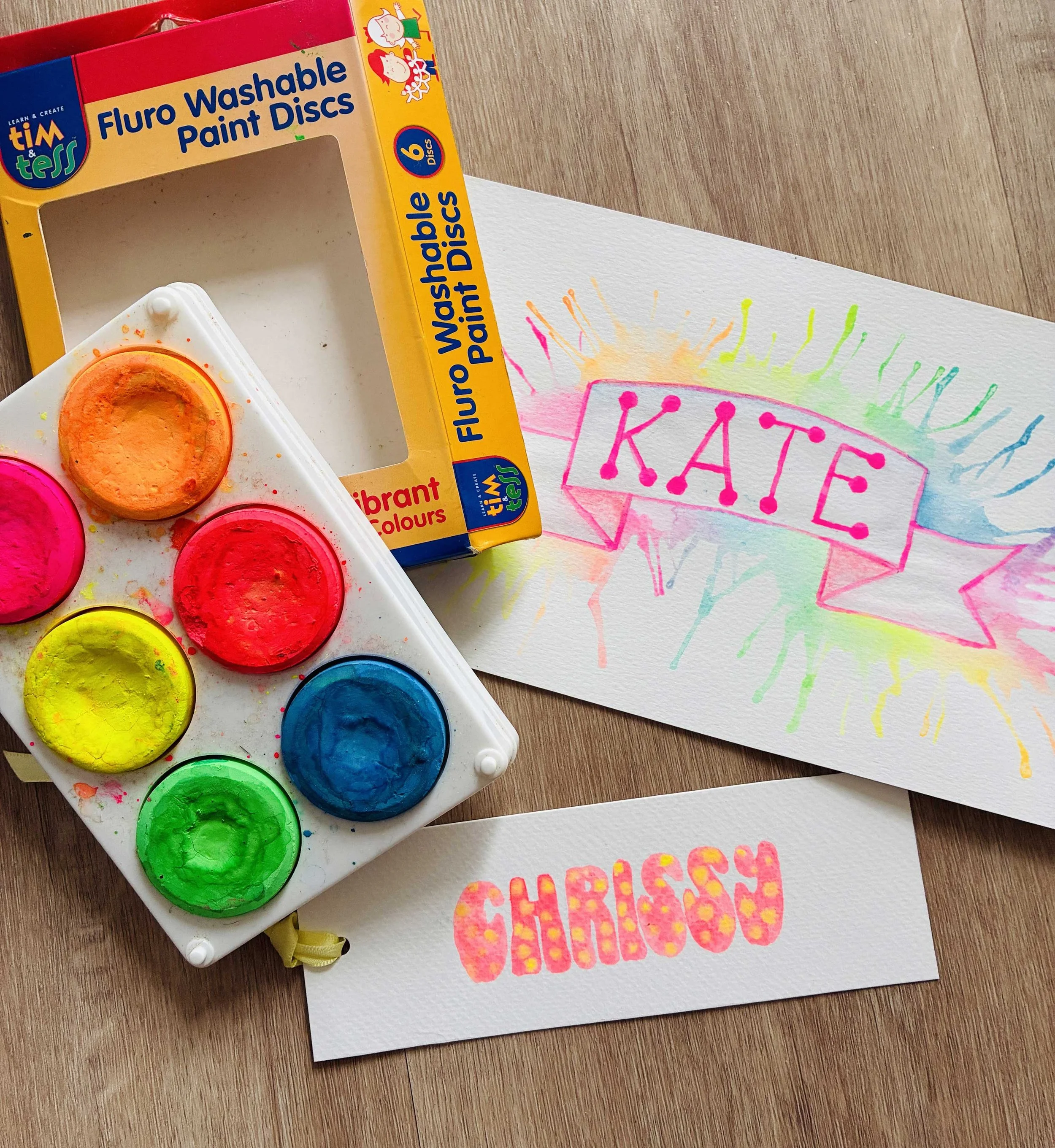 Firework Fonts free school holiday lettering workshop with Tania Hearn Gold Coast