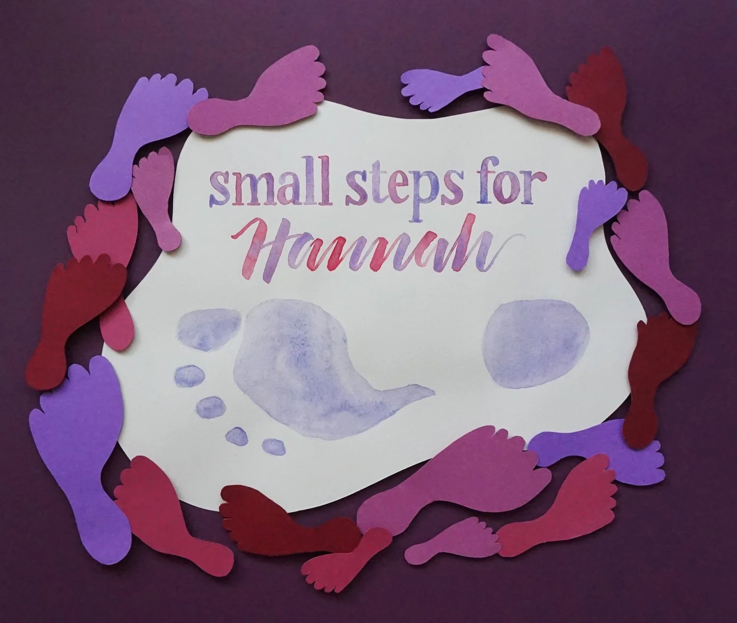 Art for advocacy_Small steps for Hannah Clarke