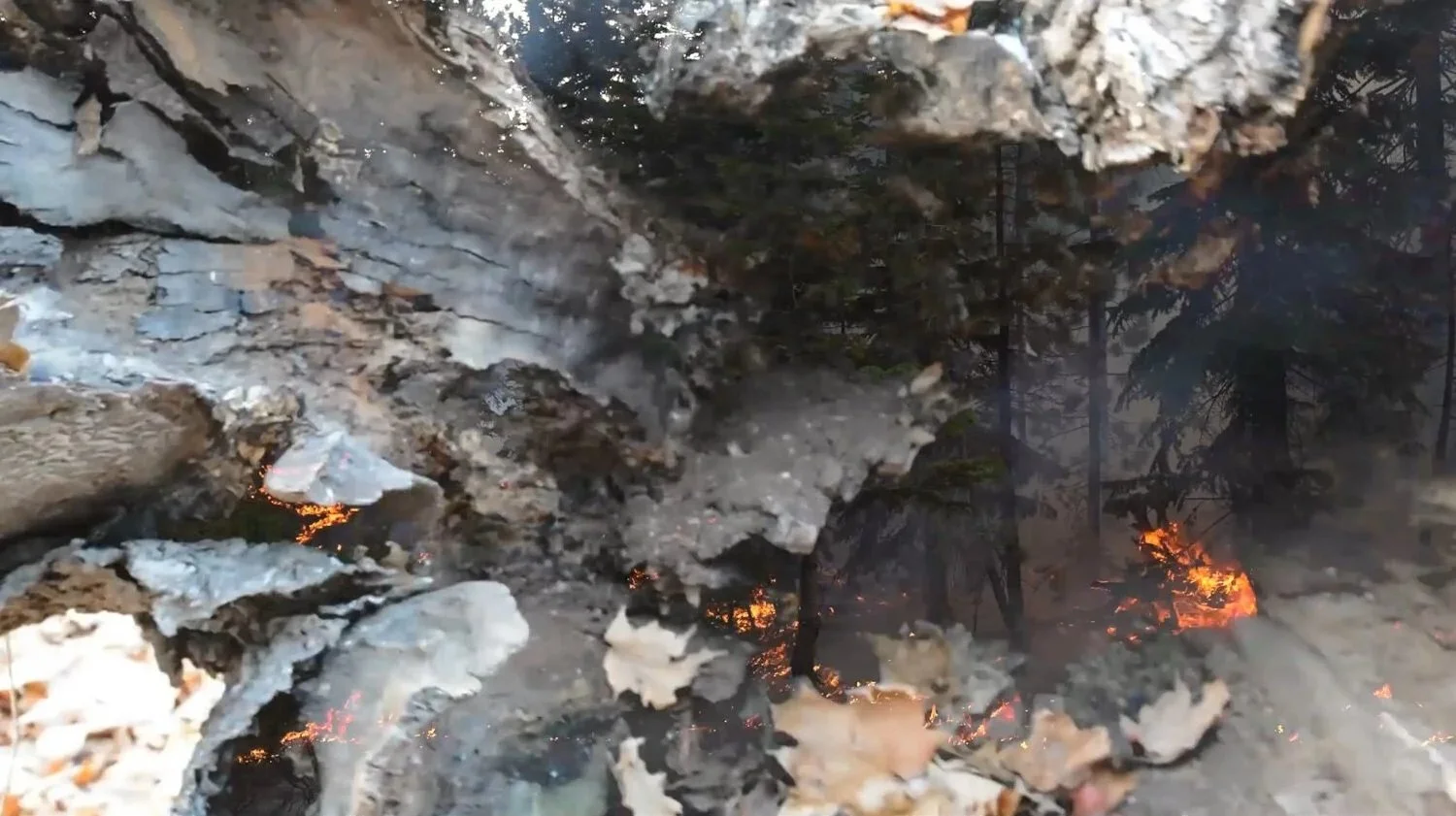 Inhale/Exhale, Until the Last Breath (still from 8 min. video)