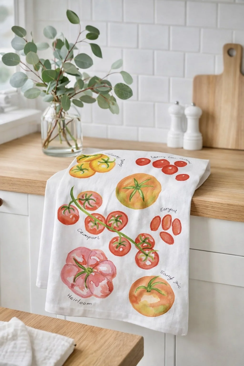 Tomatoes Tea Towel