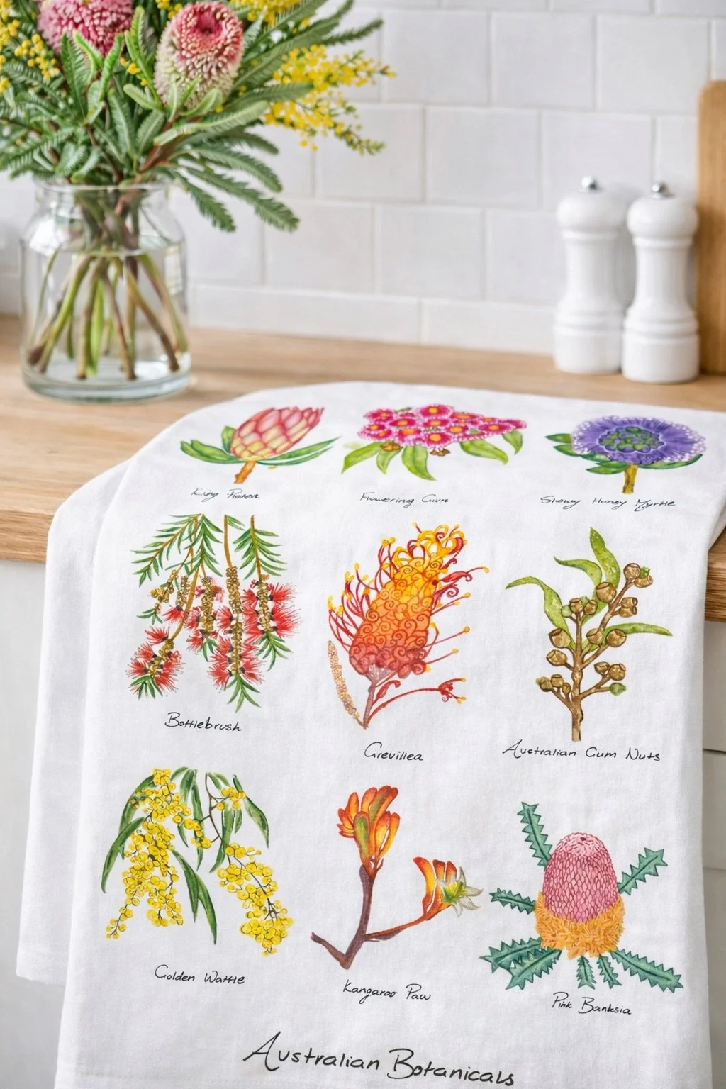 Aussie Botanicals Tea Towel