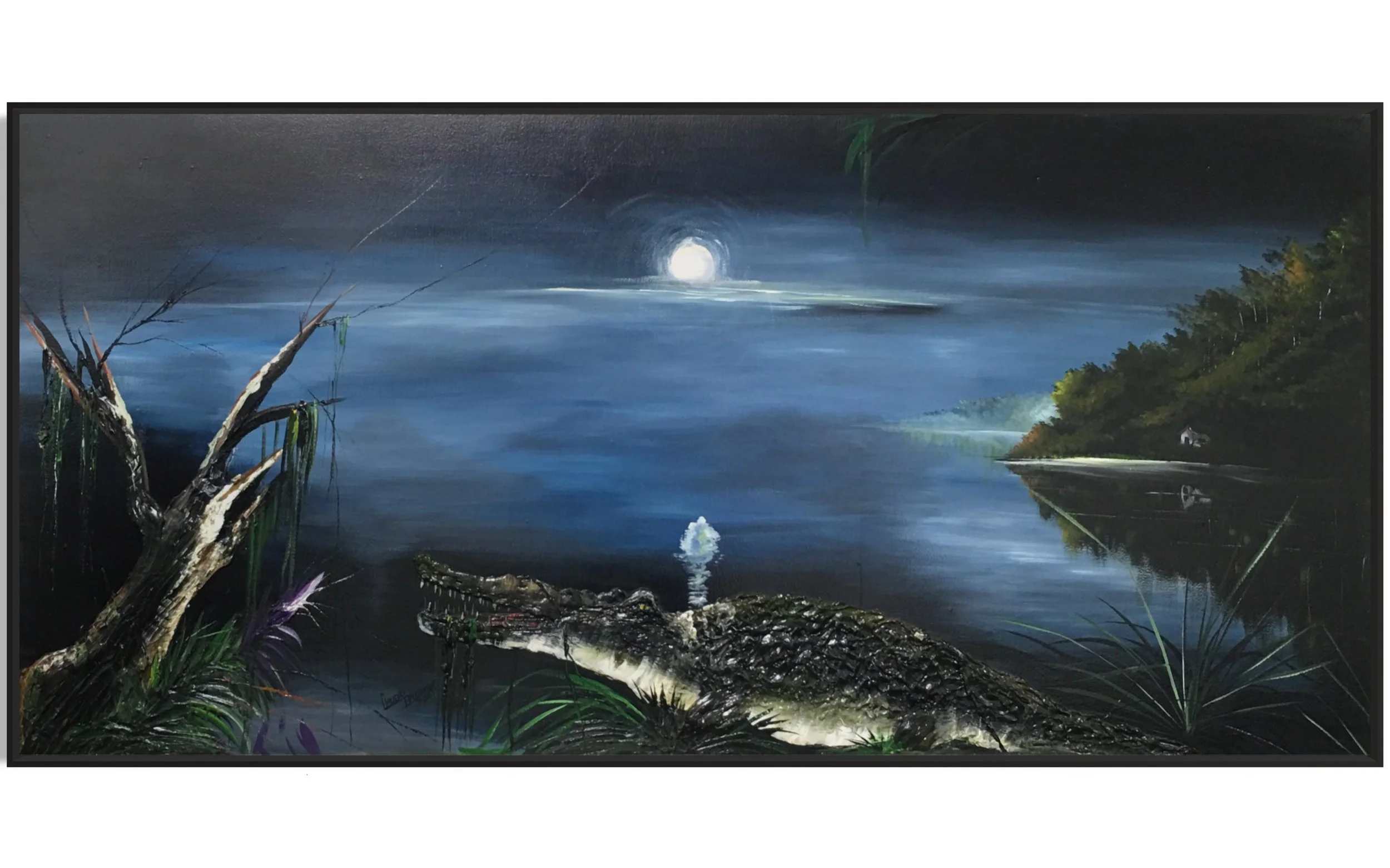 Crocodile 
(38in x 80in )