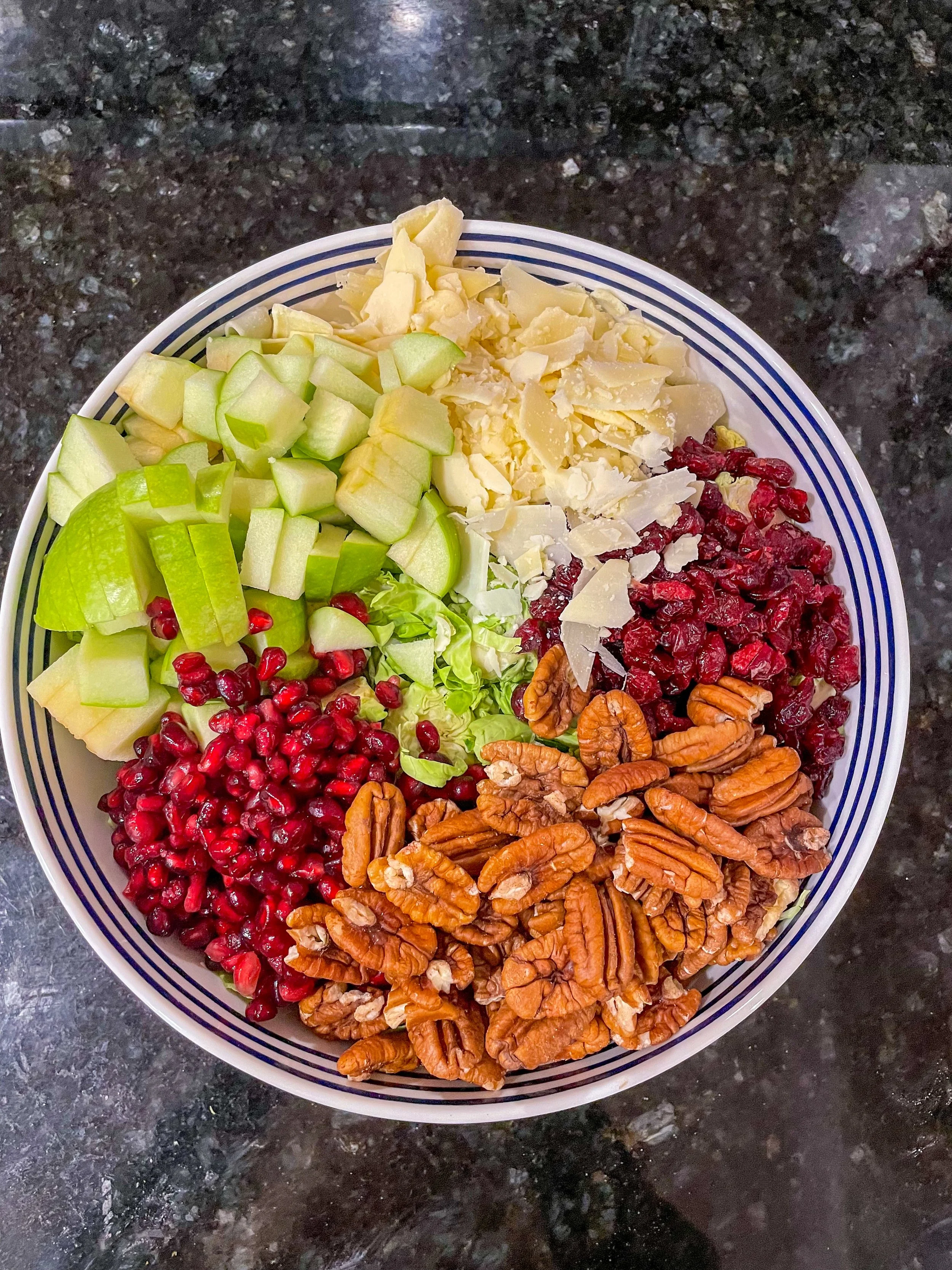 Brussels and Apple Winter Salad