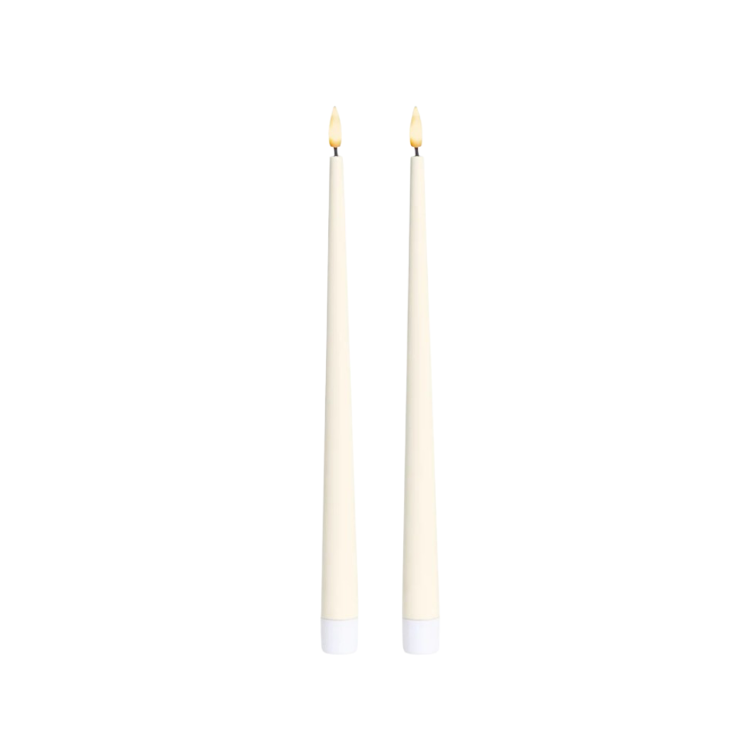 EUPHORIC HIRE | LED Ivory Taper Candle Pair.png