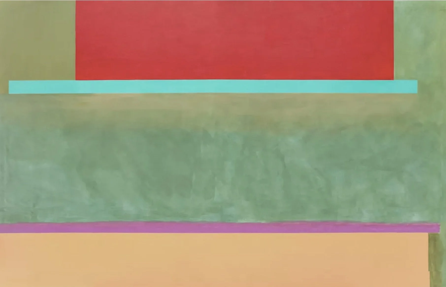 Rubestion, 1973.  Acrylic on Canvas. 198cm x 305cm. Art Gallery of South Australia