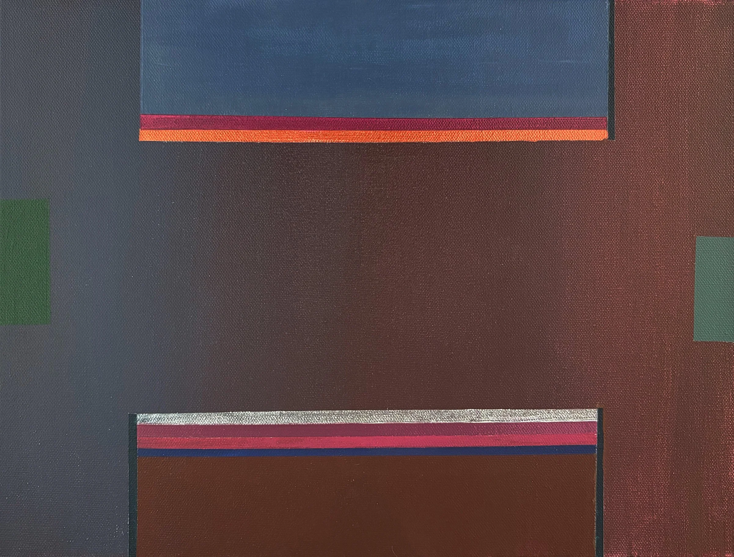 Autumn Daylight 
2024 Acrylic on canvas, 
31 x 41 cm Nicholas Thompson Gallery