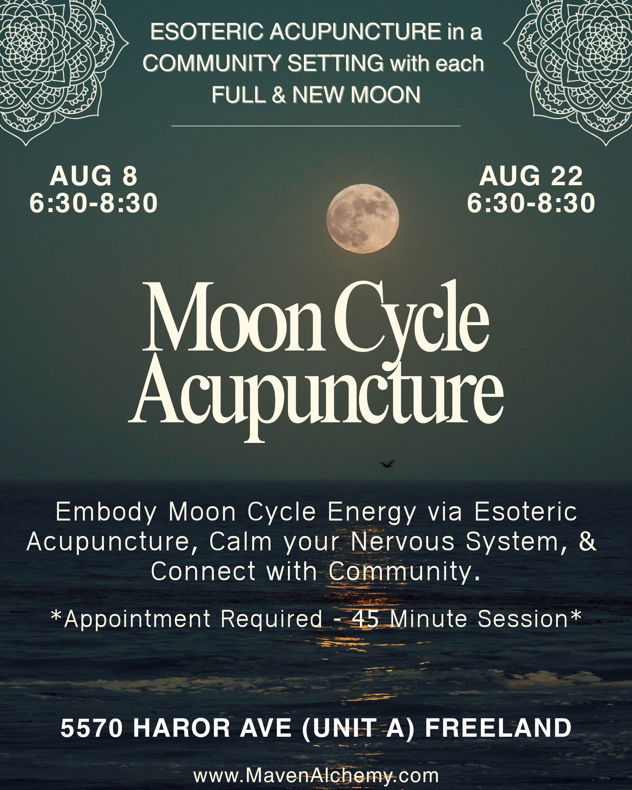 Moon Cycle Community Acupuncture