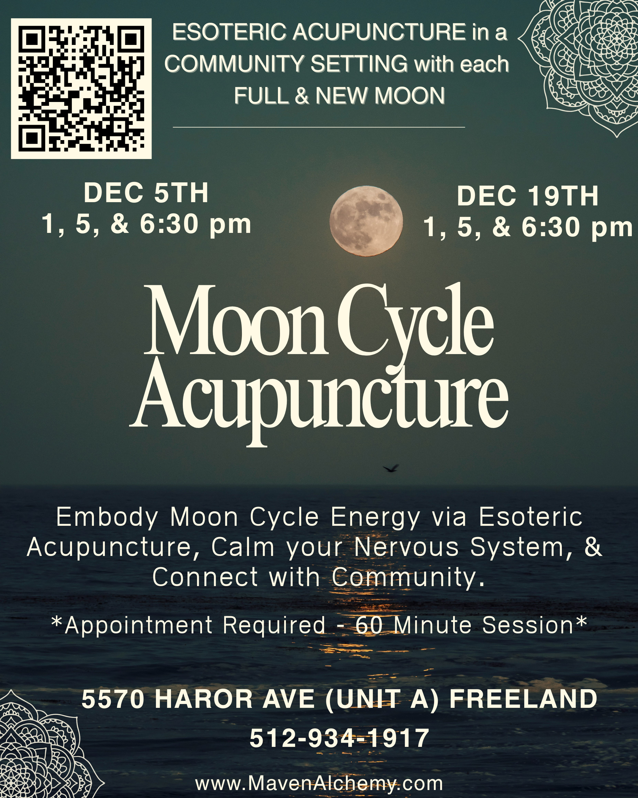 Moon Cycle Community Acupuncture