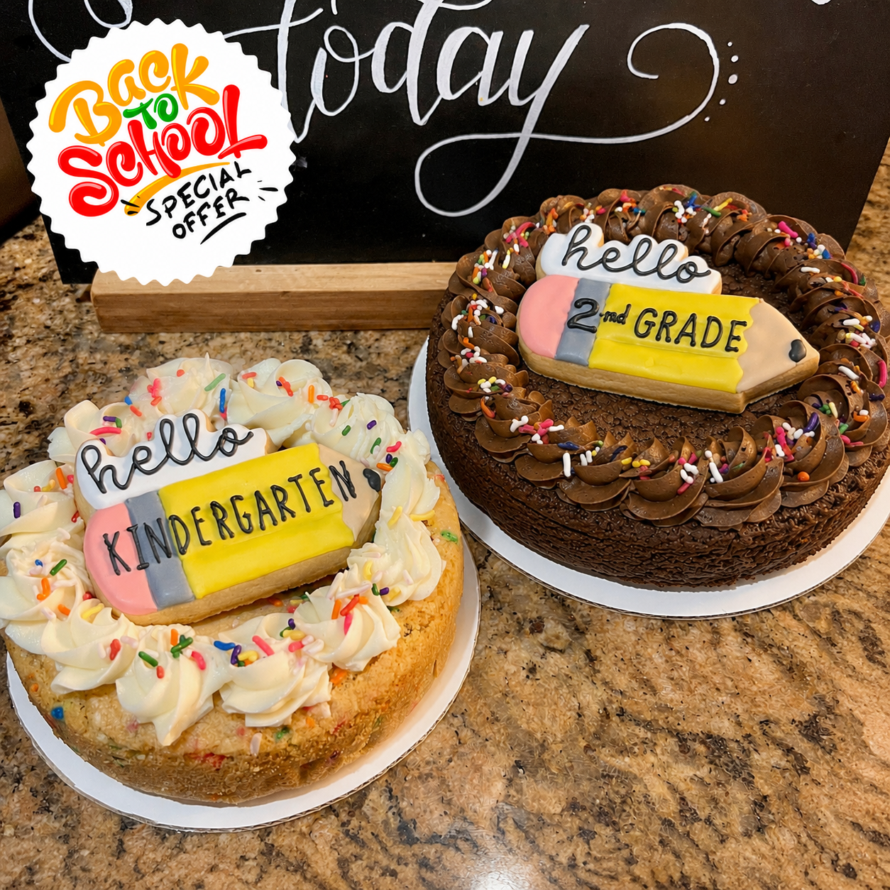 8" Personal Cookie/Brownie Cake
