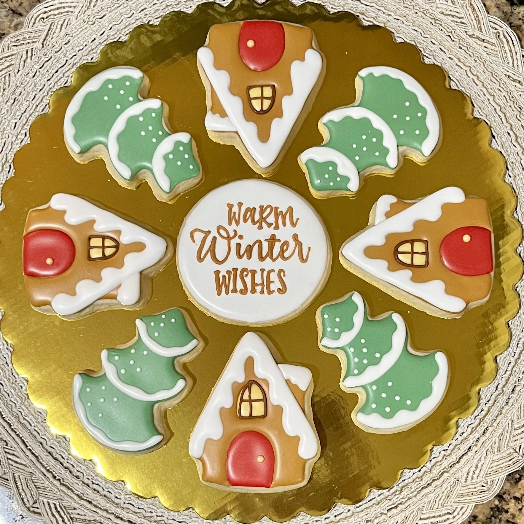 Warm Winter Wishes Cookie Platter